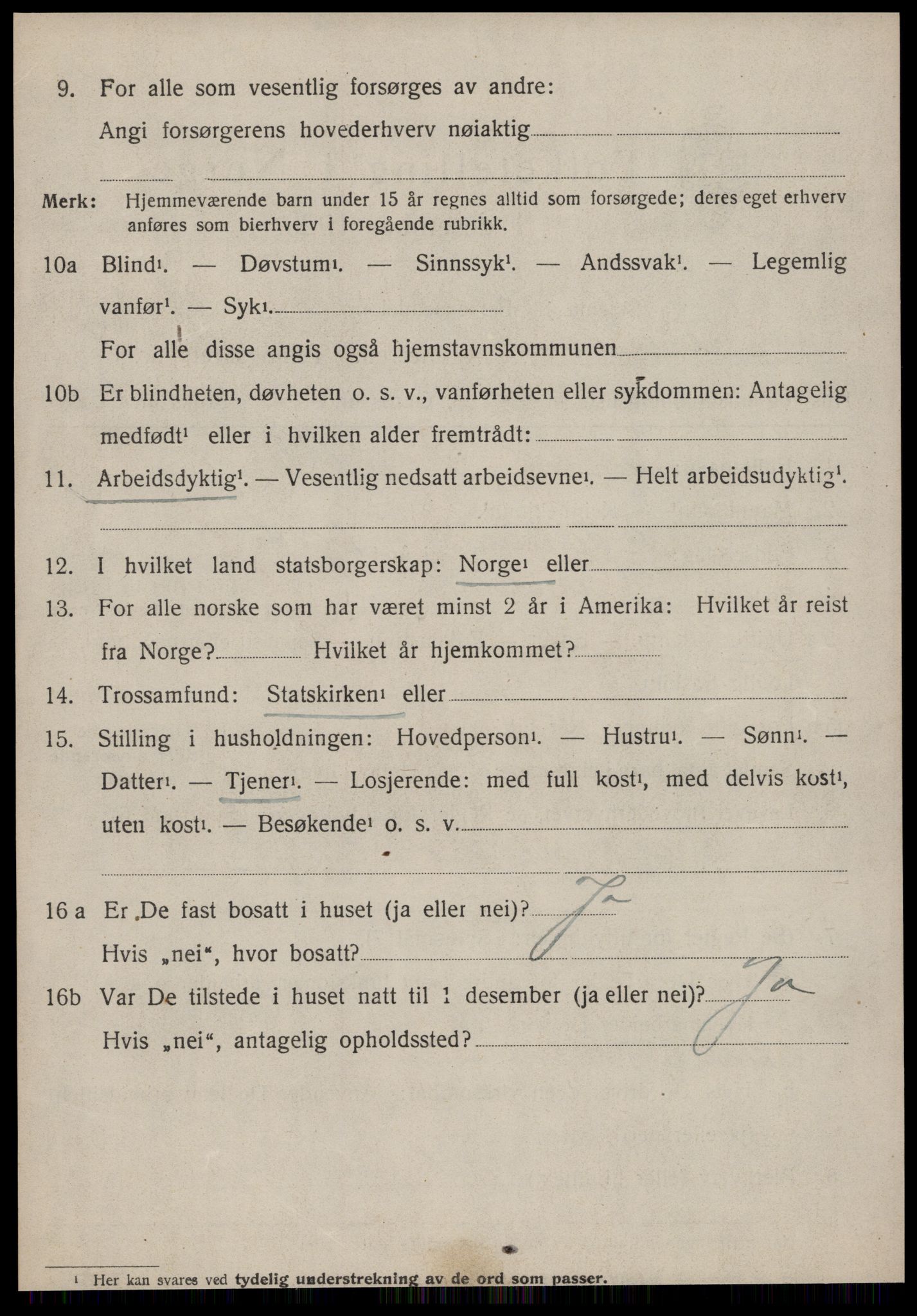 SAT, 1920 census for Surnadal, 1920, p. 3536