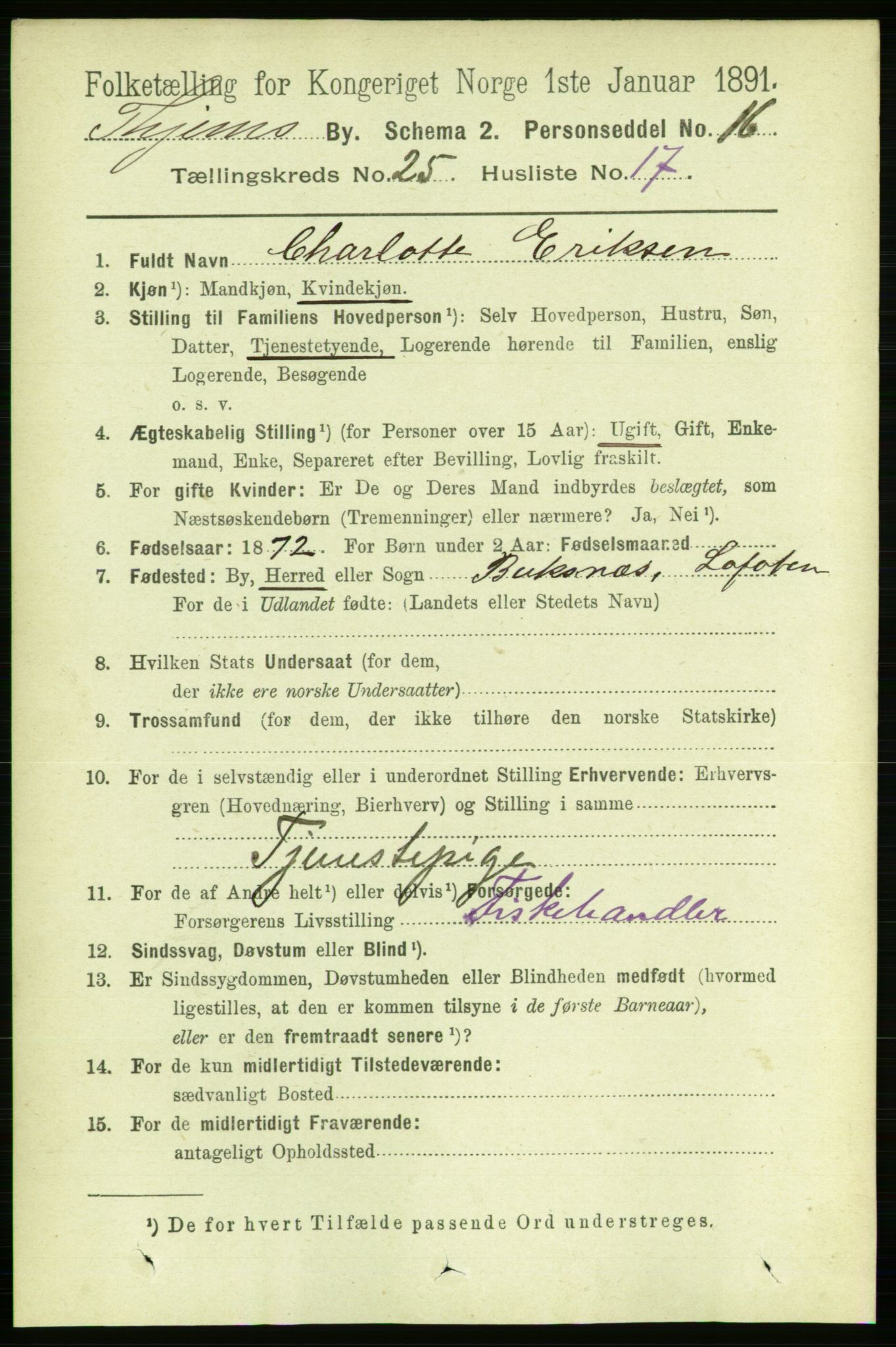 RA, 1891 census for 1601 Trondheim, 1891, p. 18944