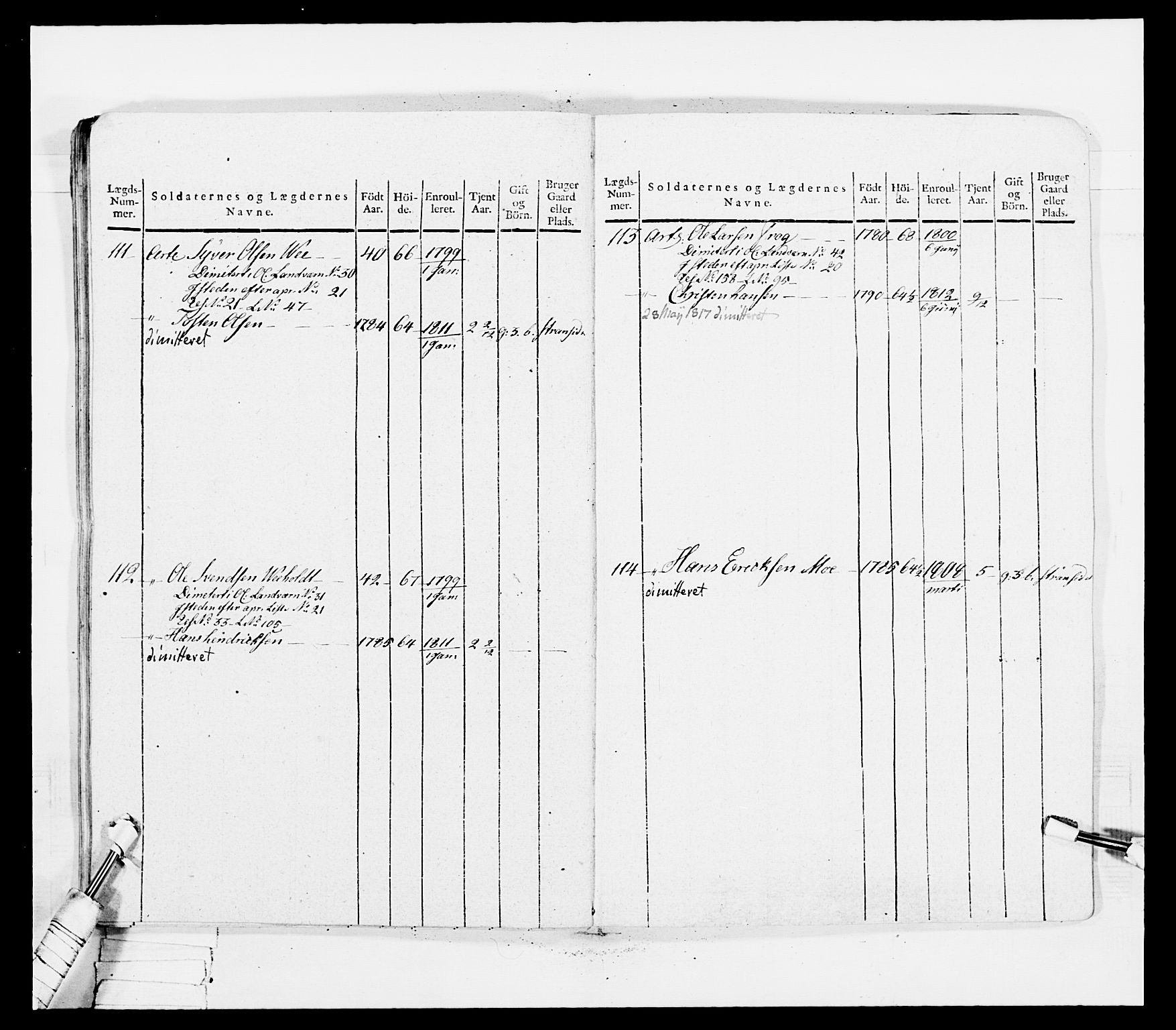 Generalitets- og kommissariatskollegiet, Det kongelige norske kommissariatskollegium, AV/RA-EA-5420/E/Eh/L0036a: Nordafjelske gevorbne infanteriregiment, 1813, p. 364