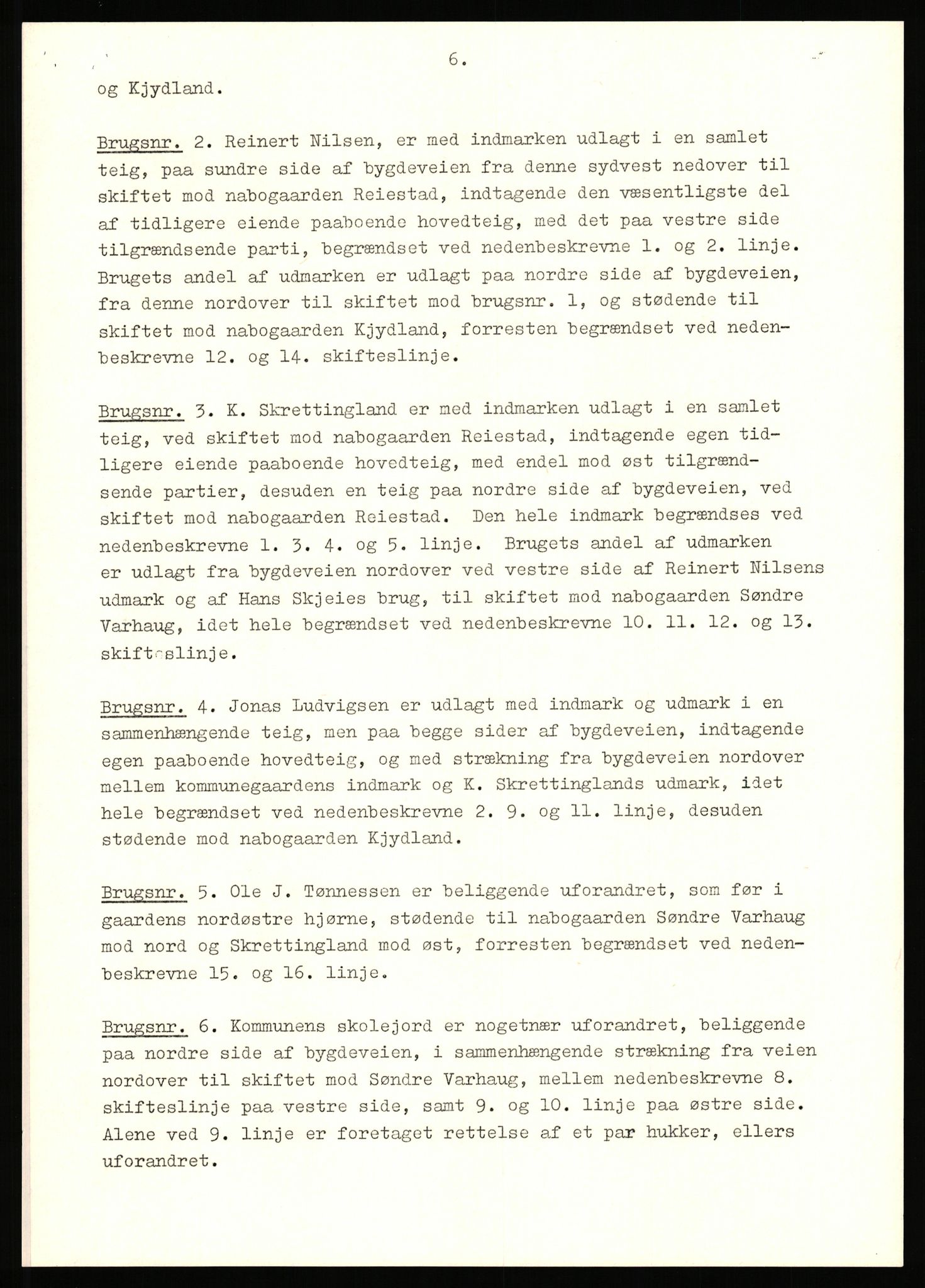 Statsarkivet i Stavanger, AV/SAST-A-101971/03/Y/Yj/L0087: Avskrifter sortert etter gårdsnavn: Tjemsland nordre - Todhammer, 1750-1930, p. 26