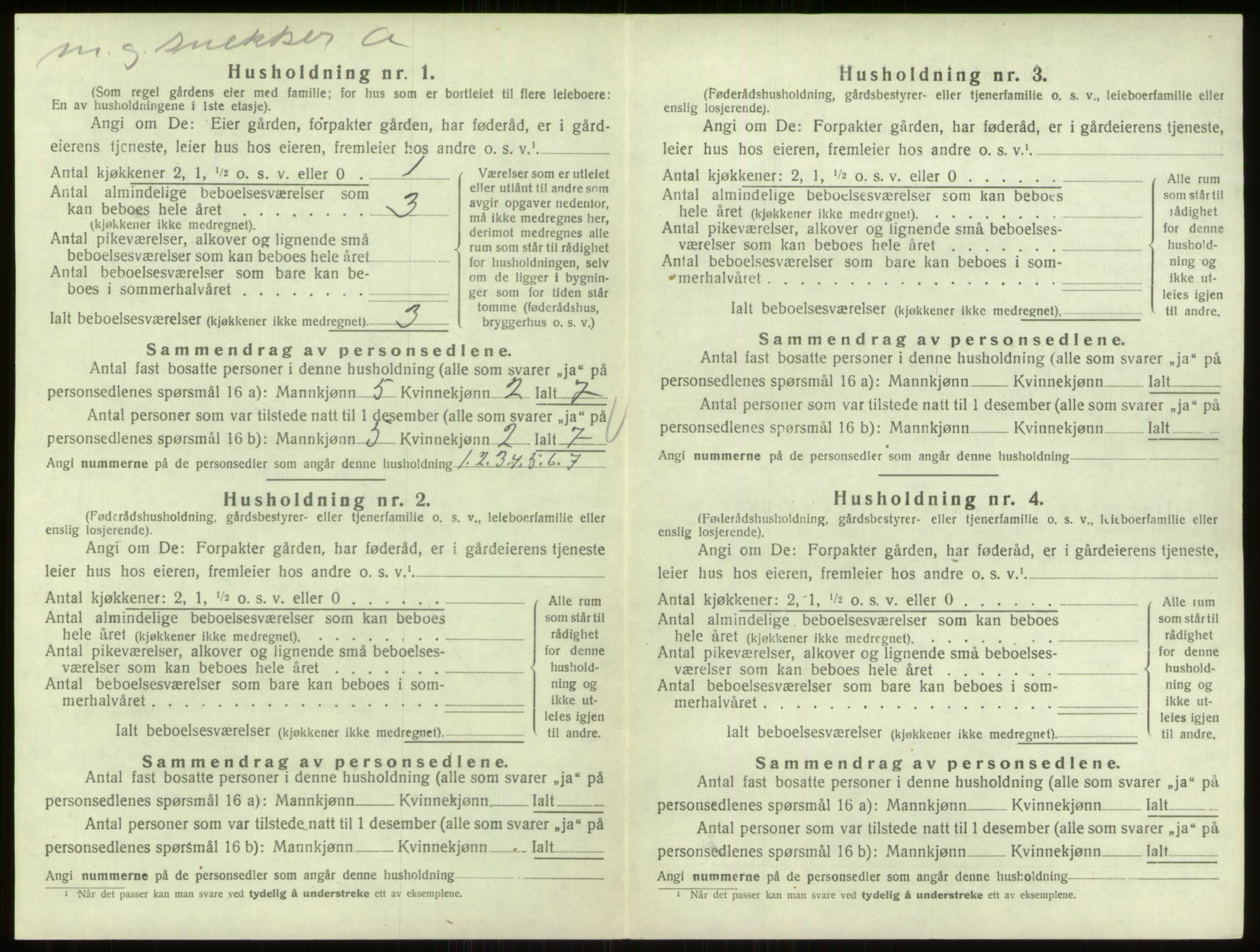 SAO, 1920 census for Skjeberg, 1920, p. 1918