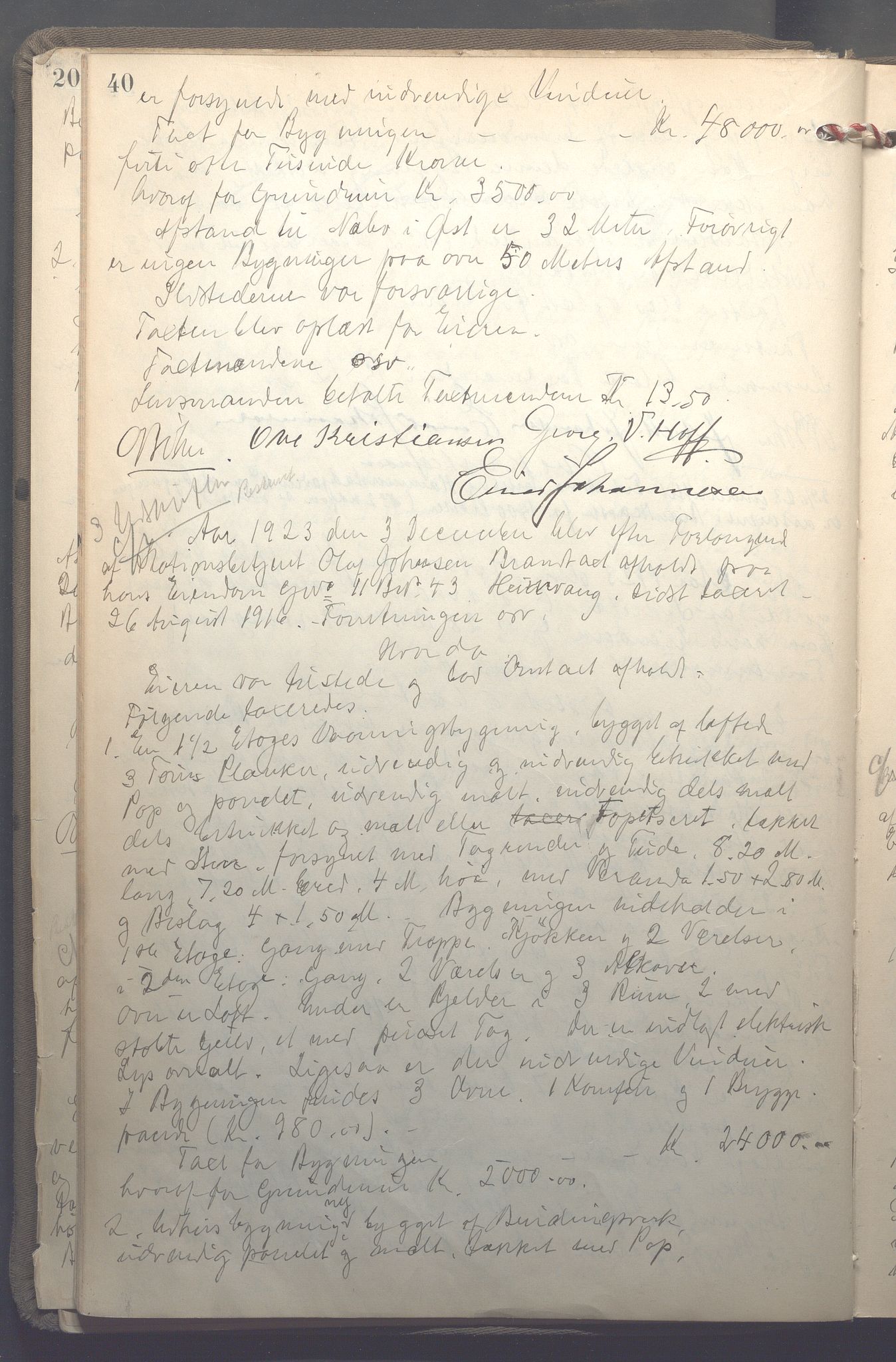 Lensmennene i Aker, OBA/A-10133/F/Fb/L0002: Branntakstprotokoll, 1922-1929, p. 40
