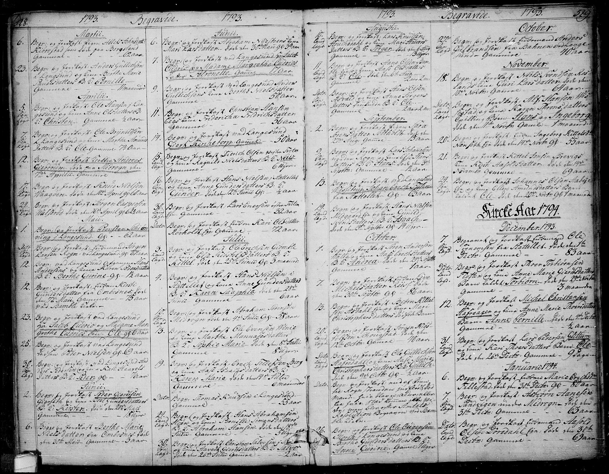 Bamble kirkebøker, SAKO/A-253/F/Fa/L0002: Parish register (official) no. I 2, 1775-1814, p. 528-529