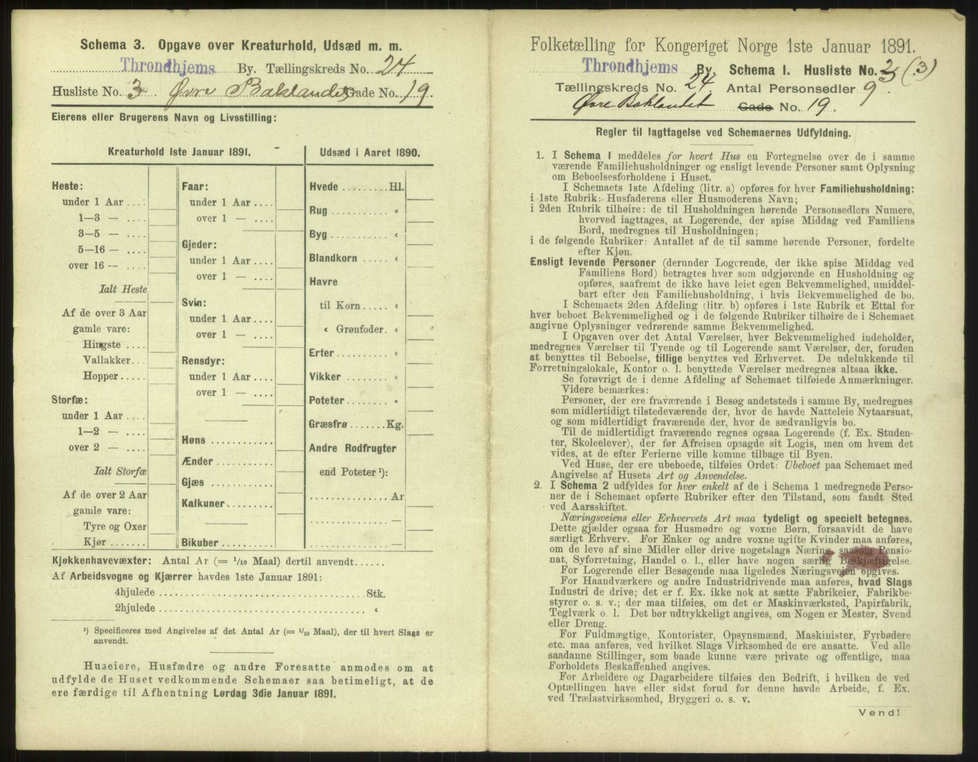 RA, 1891 census for 1601 Trondheim, 1891, p. 1526