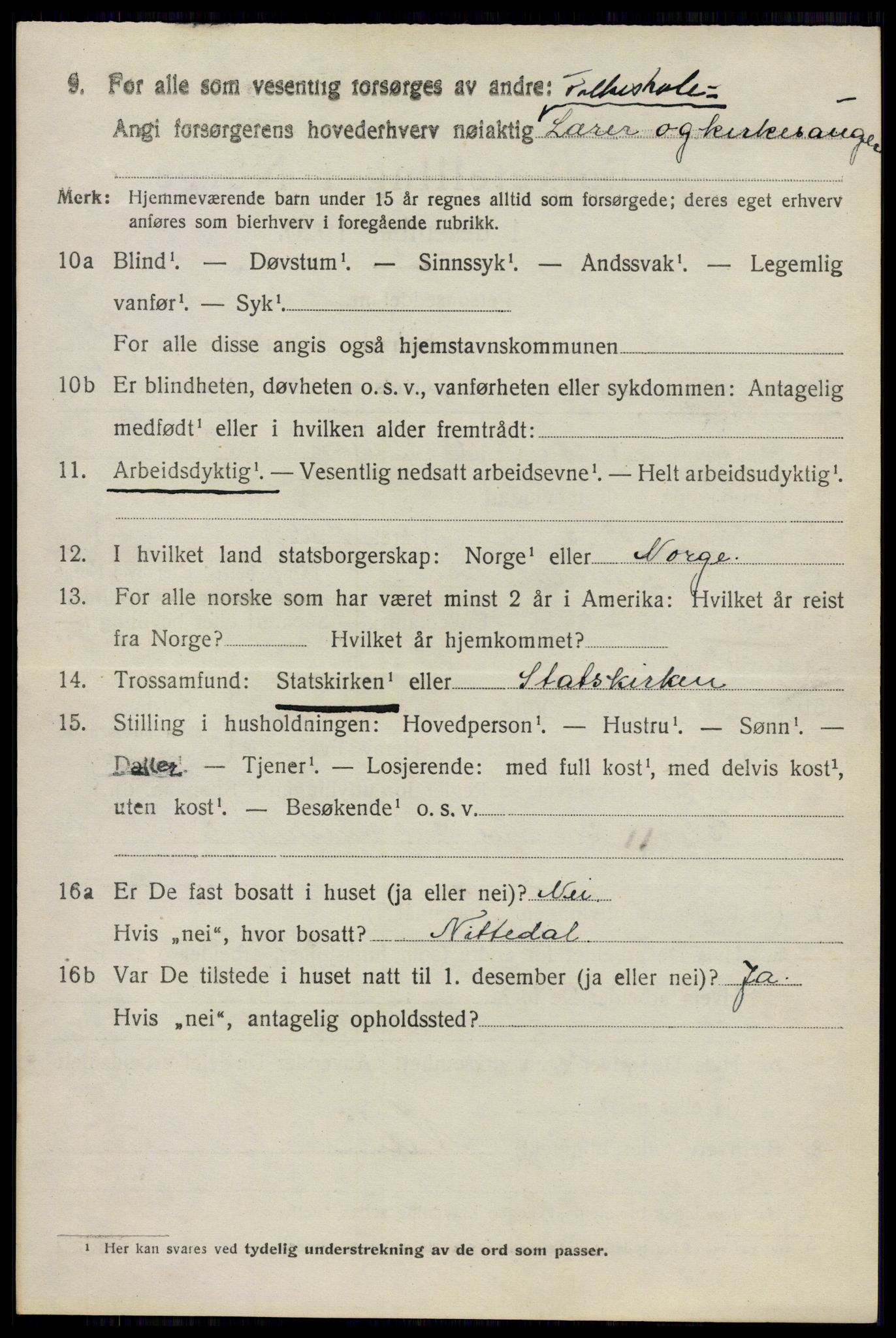 SAO, 1920 census for Nesodden, 1920, p. 3750