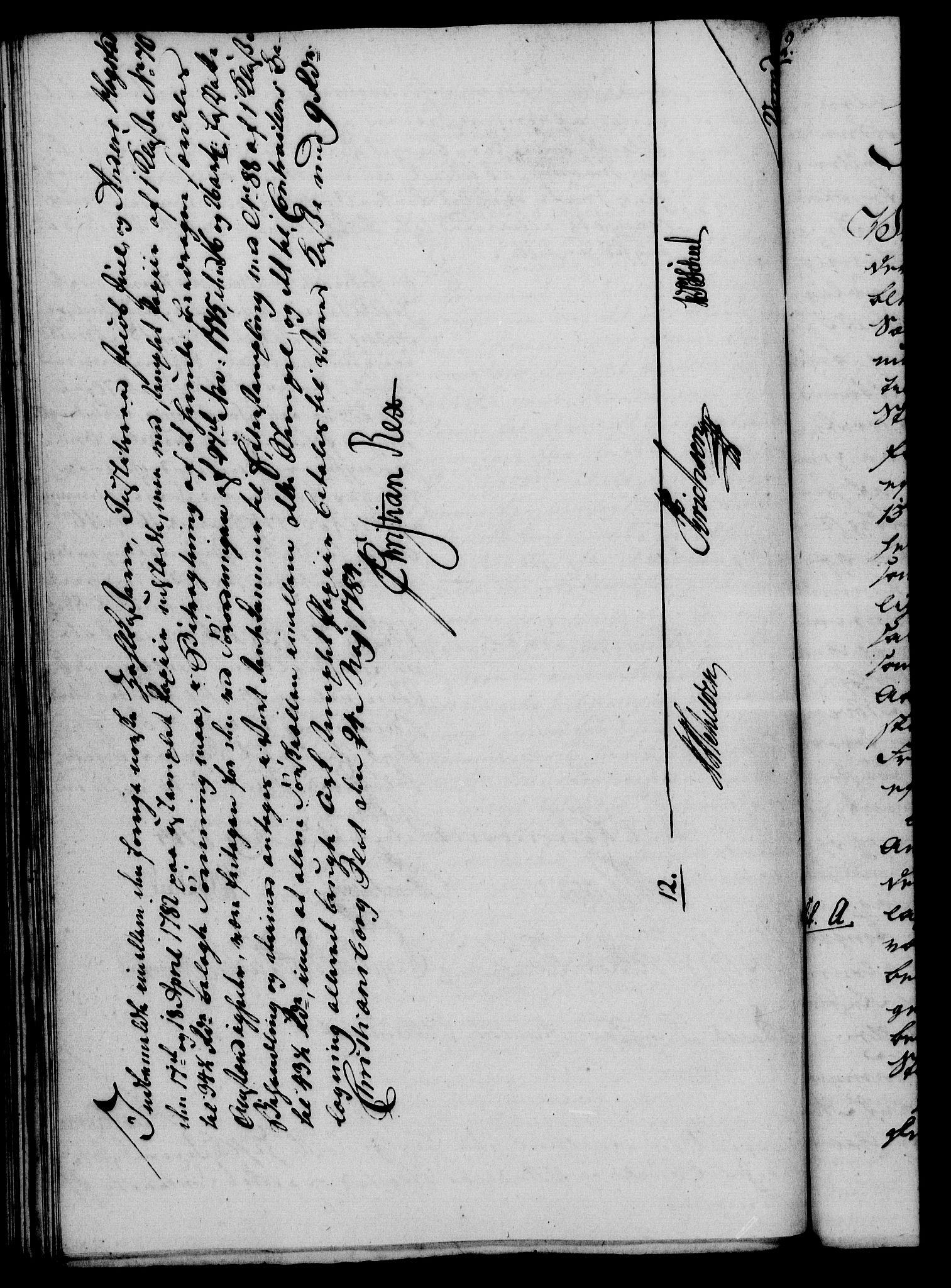 Rentekammeret, Kammerkanselliet, RA/EA-3111/G/Gf/Gfa/L0066: Norsk relasjons- og resolusjonsprotokoll (merket RK 52.66), 1784, p. 424