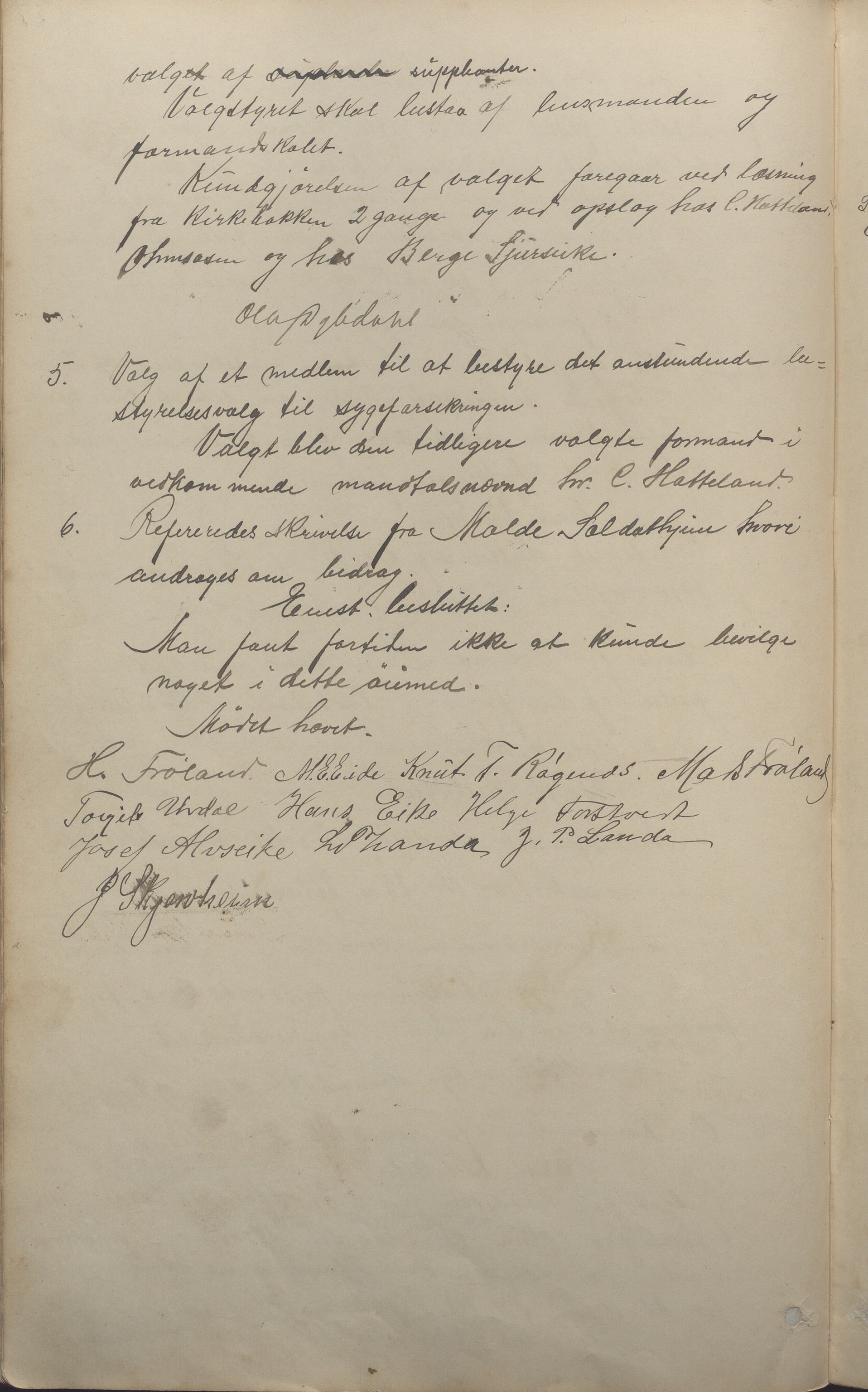 Vats kommune - Formannskapet, IKAR/K-100622/A/L0001: Møtebok, 1890-1911, p. 176b