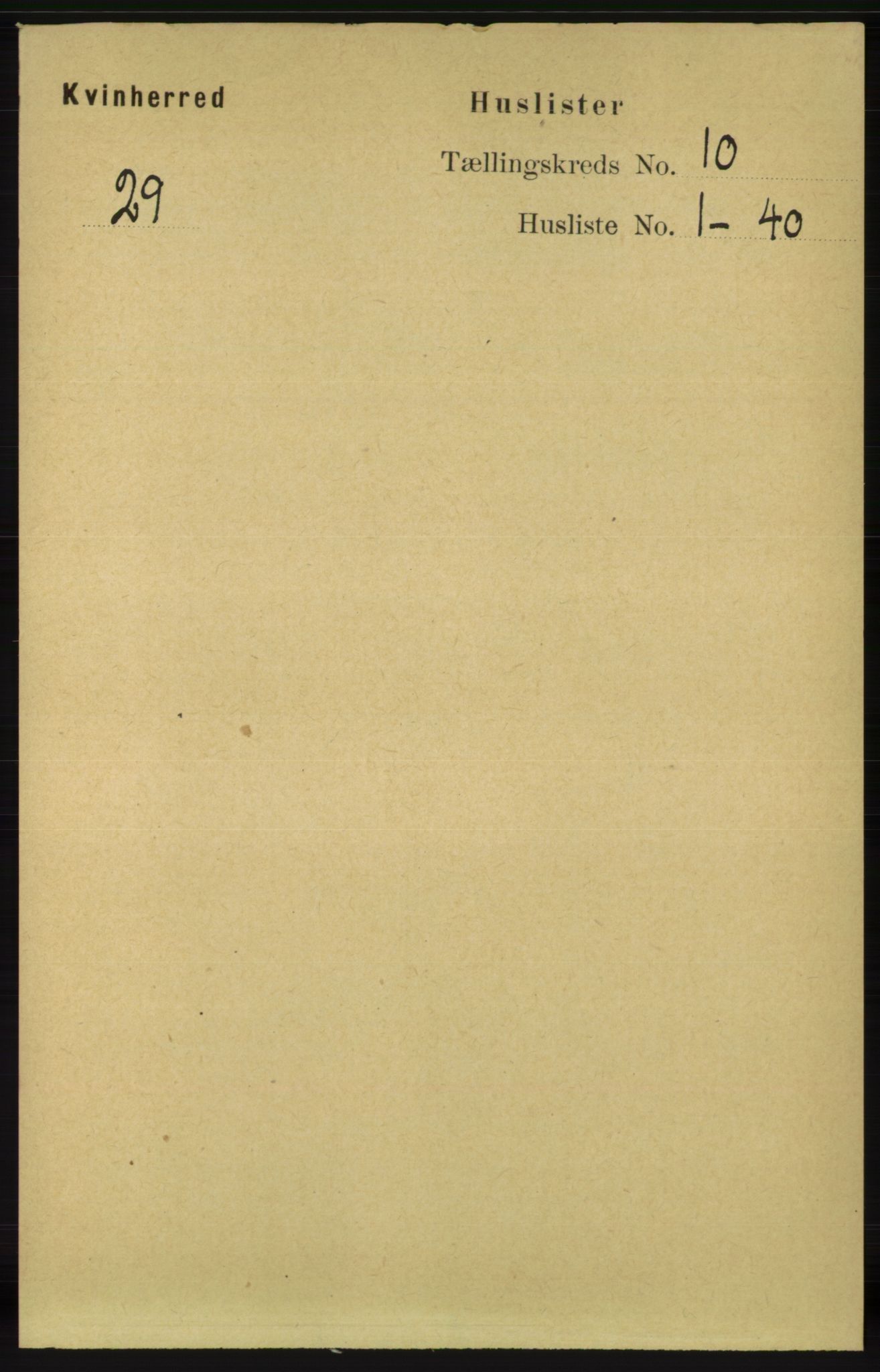 RA, 1891 census for 1224 Kvinnherad, 1891, p. 3520