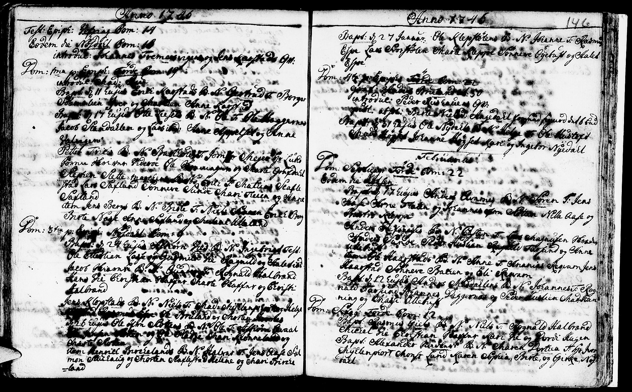 Førde sokneprestembete, SAB/A-79901/H/Haa/Haaa/L0002: Parish register (official) no. A 2, 1728-1748, p. 146