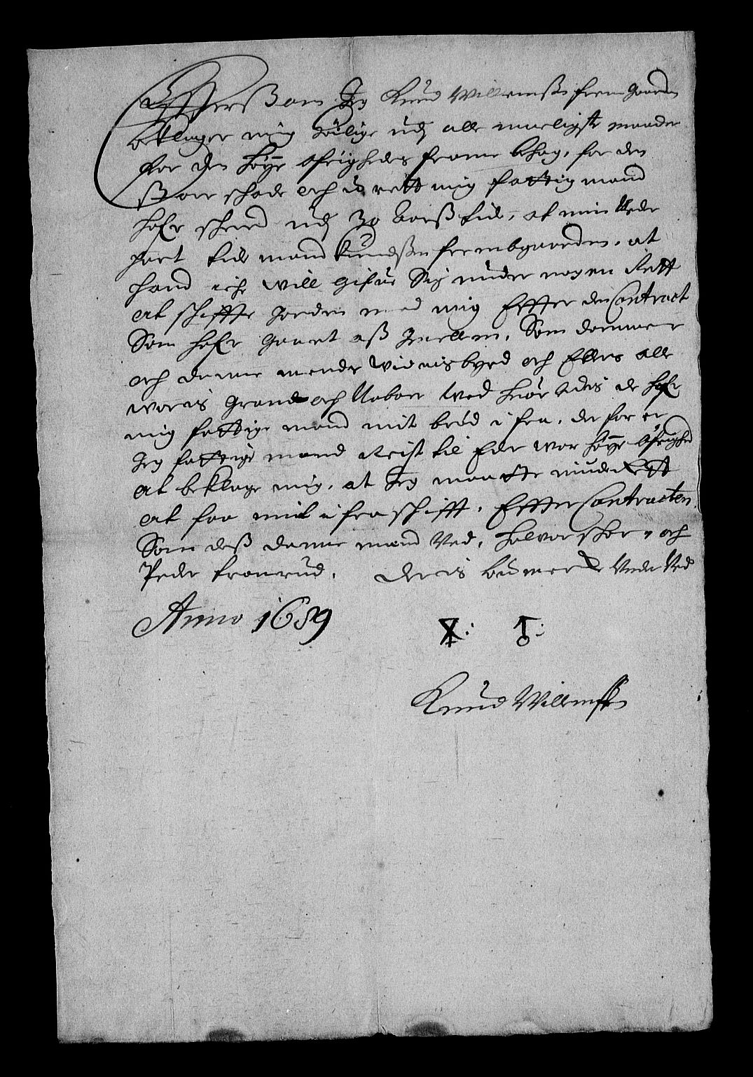 Stattholderembetet 1572-1771, AV/RA-EA-2870/Af/L0003: Avskrifter av vedlegg til originale supplikker, nummerert i samsvar med supplikkbøkene, 1689-1691, p. 29