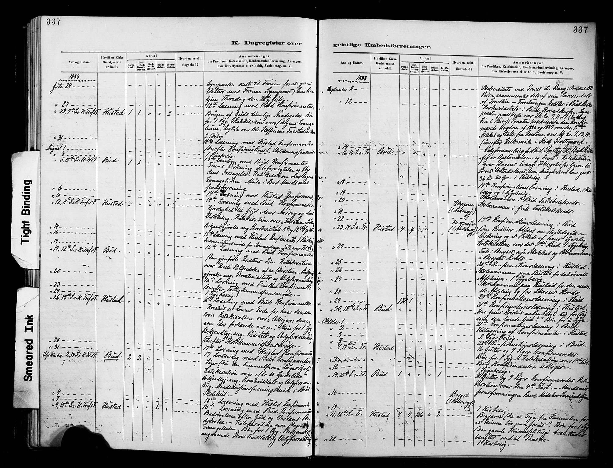 Ministerialprotokoller, klokkerbøker og fødselsregistre - Møre og Romsdal, AV/SAT-A-1454/566/L0769: Parish register (official) no. 566A08, 1881-1903, p. 337