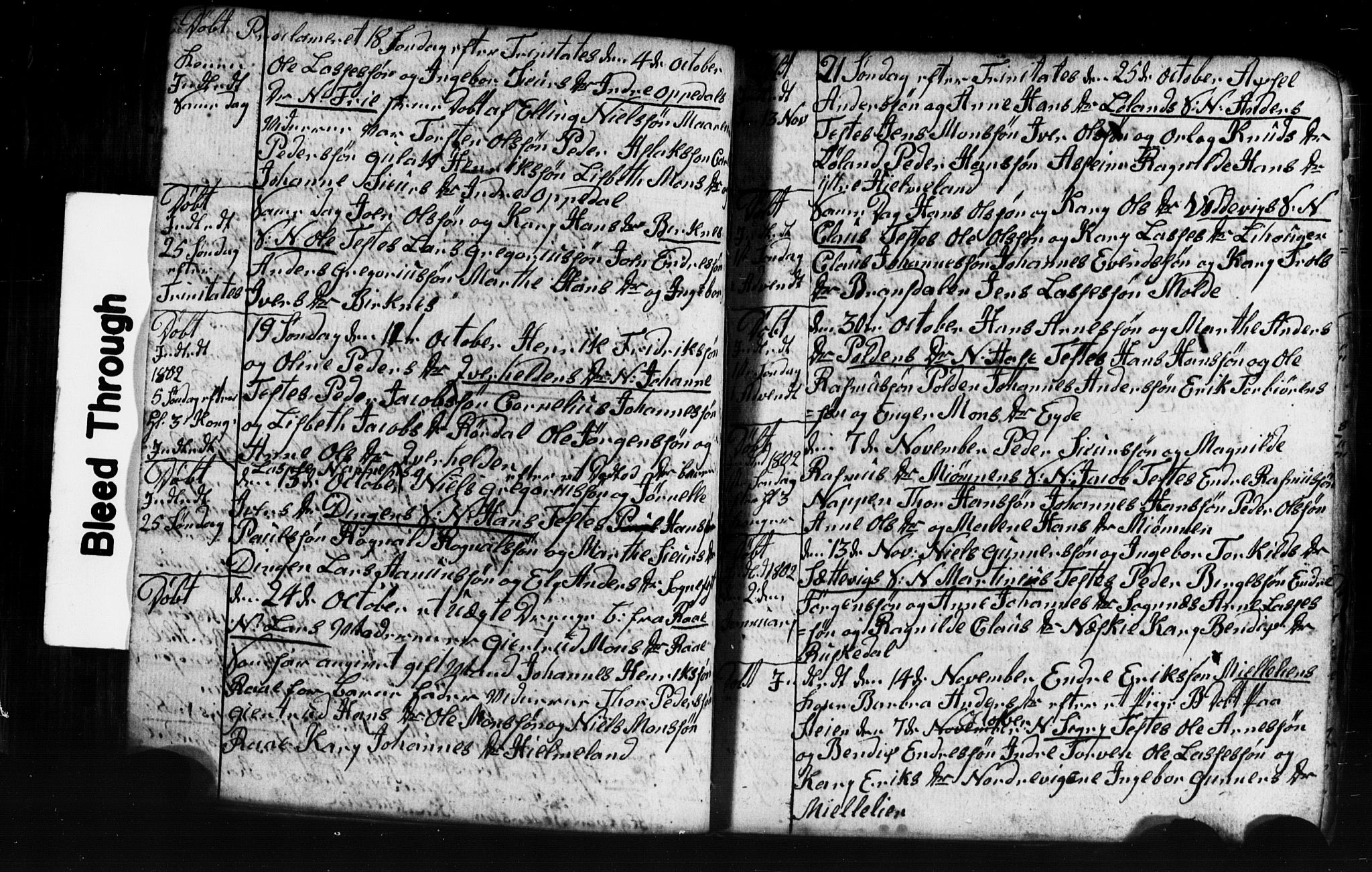 Gulen sokneprestembete, AV/SAB-A-80201/H/Hab: Parish register (copy) no. A 2, 1791-1814