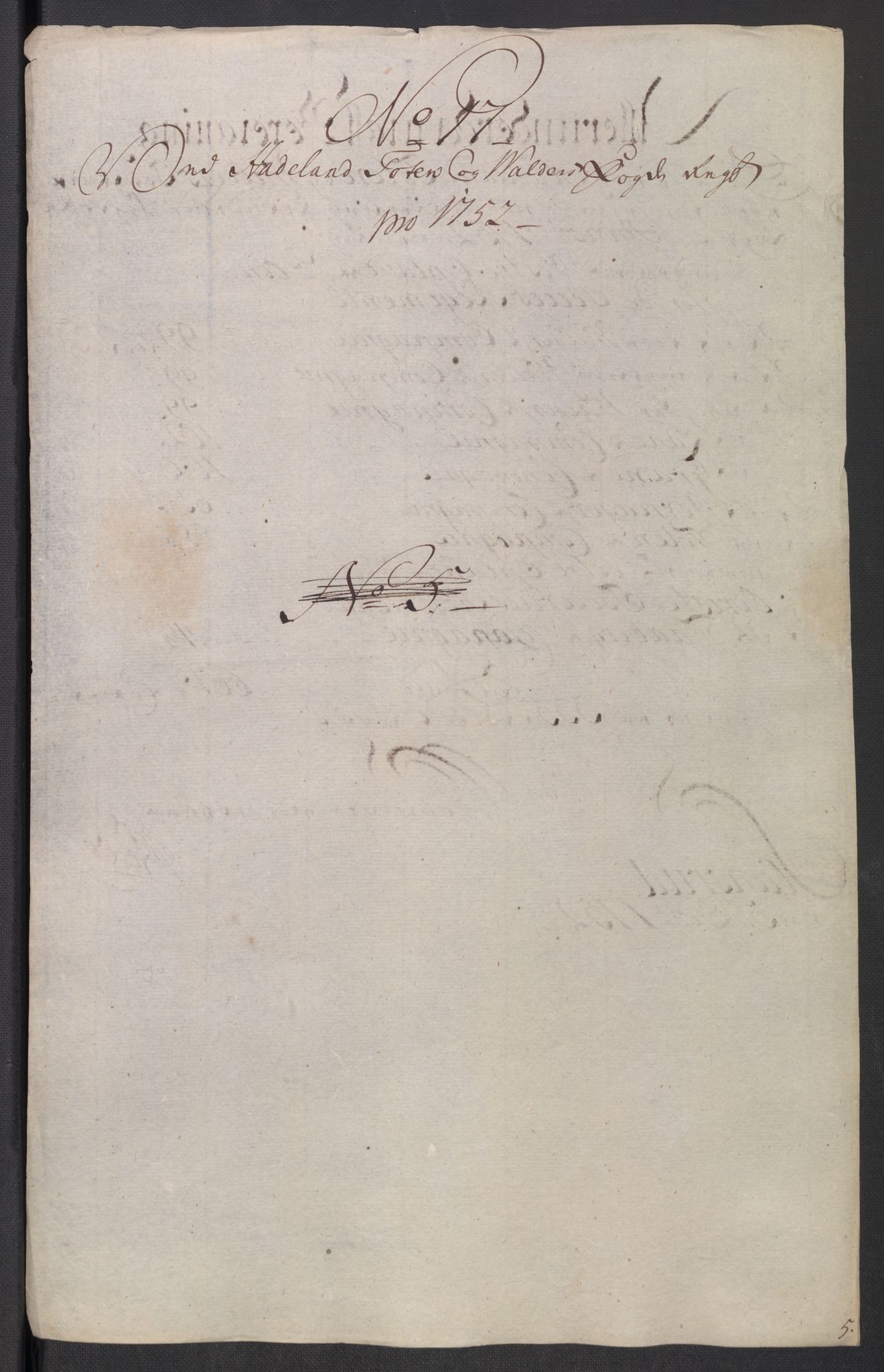 Rentekammeret inntil 1814, Reviderte regnskaper, Fogderegnskap, RA/EA-4092/R18/L1349: Fogderegnskap Hadeland, Toten og Valdres, 1752-1753, p. 92