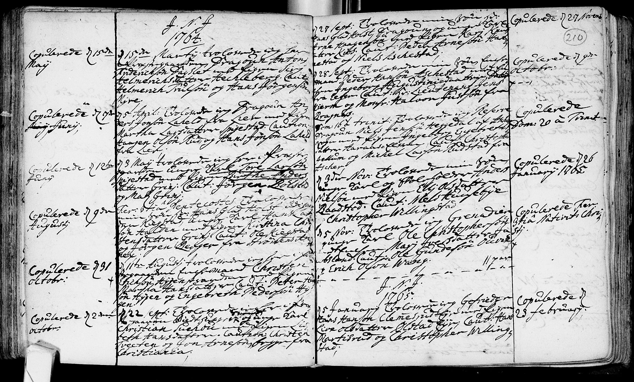 Røyken kirkebøker, SAKO/A-241/F/Fa/L0002: Parish register (official) no. 2, 1731-1782, p. 210