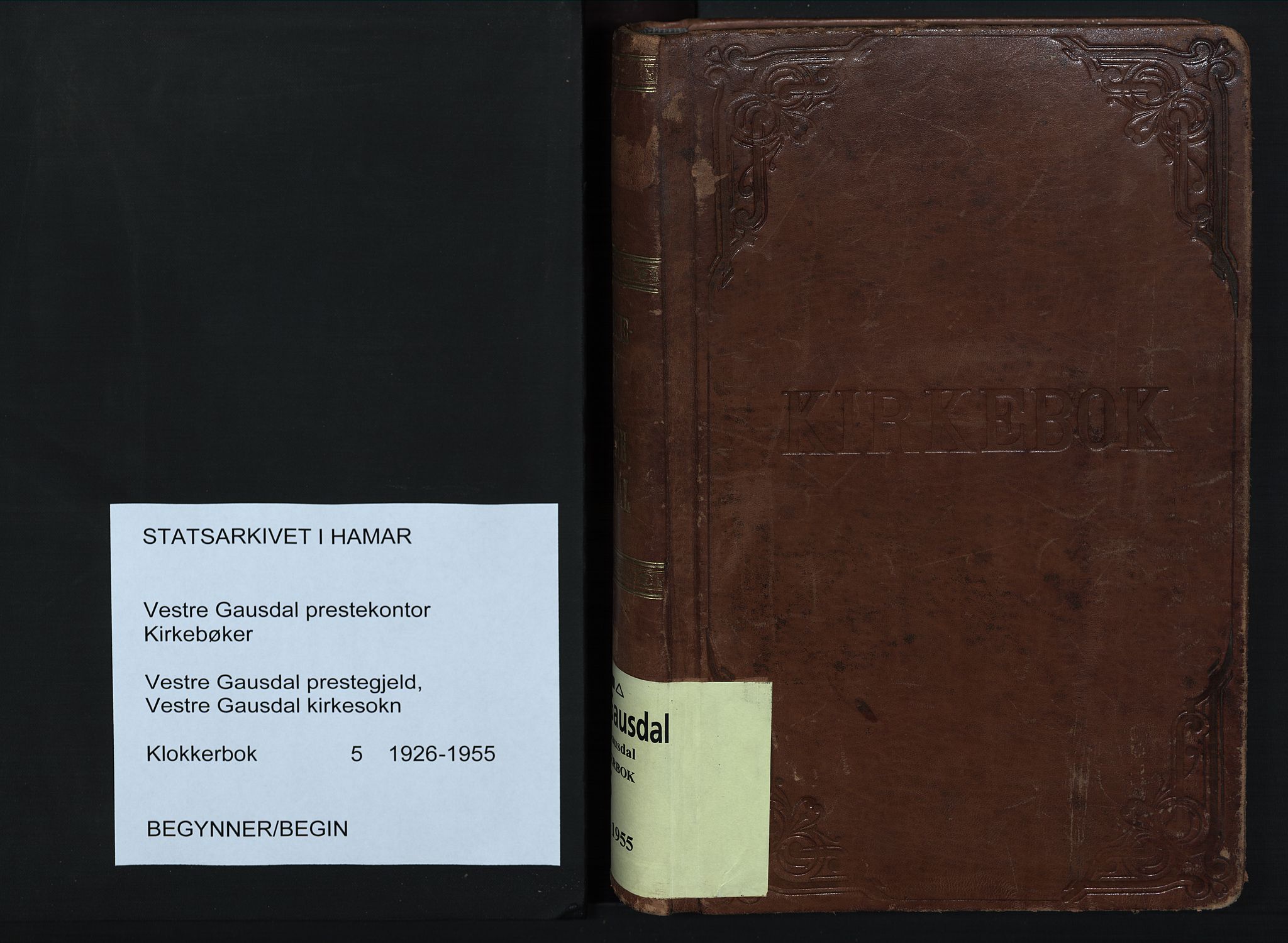 Vestre Gausdal prestekontor, SAH/PREST-094/H/Ha/Hab/L0005: Parish register (copy) no. 5, 1926-1955