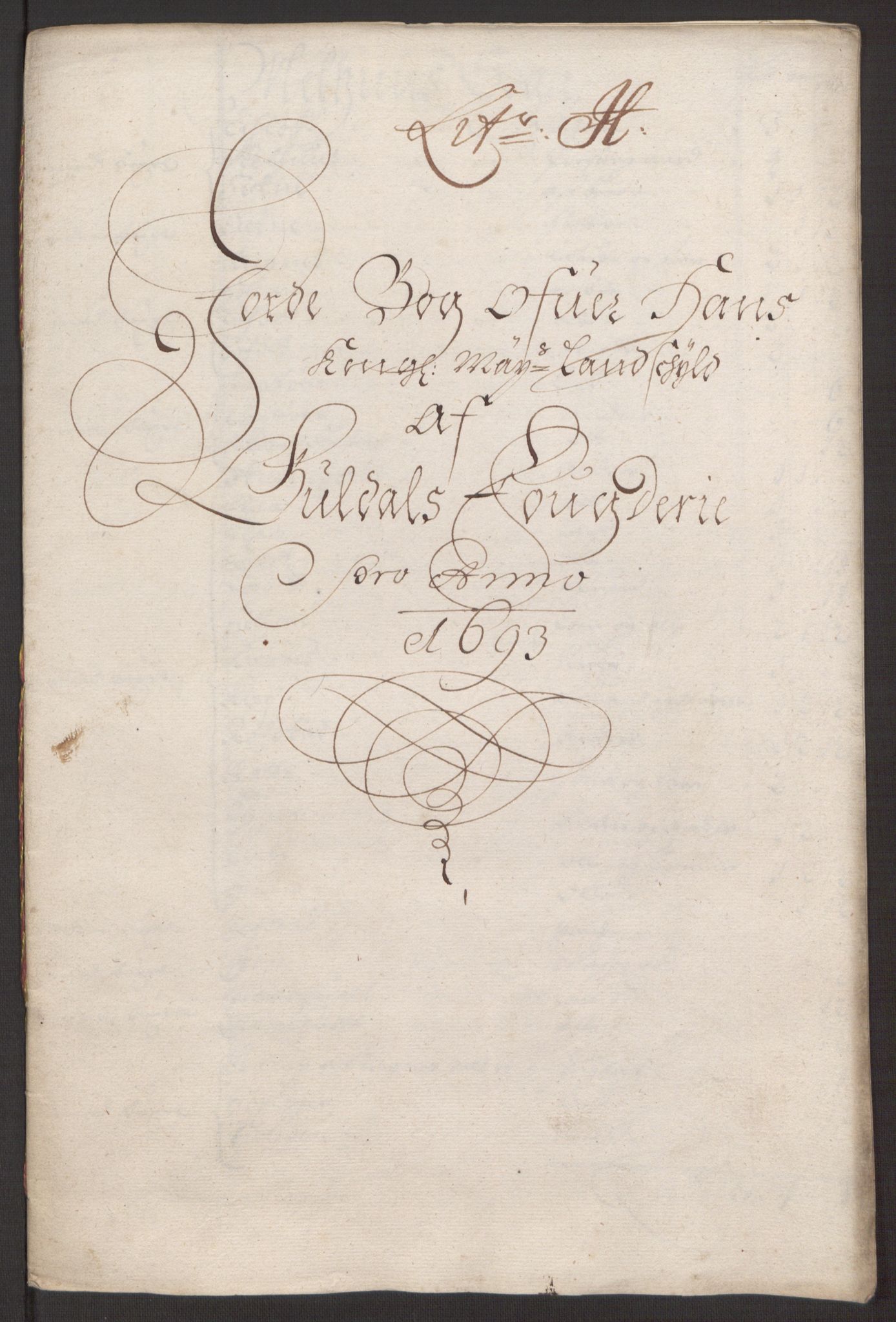 Rentekammeret inntil 1814, Reviderte regnskaper, Fogderegnskap, RA/EA-4092/R59/L3943: Fogderegnskap Gauldal, 1693, p. 120