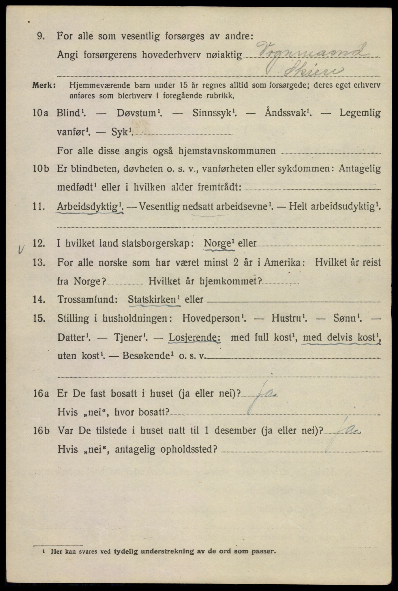 SAO, 1920 census for Kristiania, 1920, p. 331498