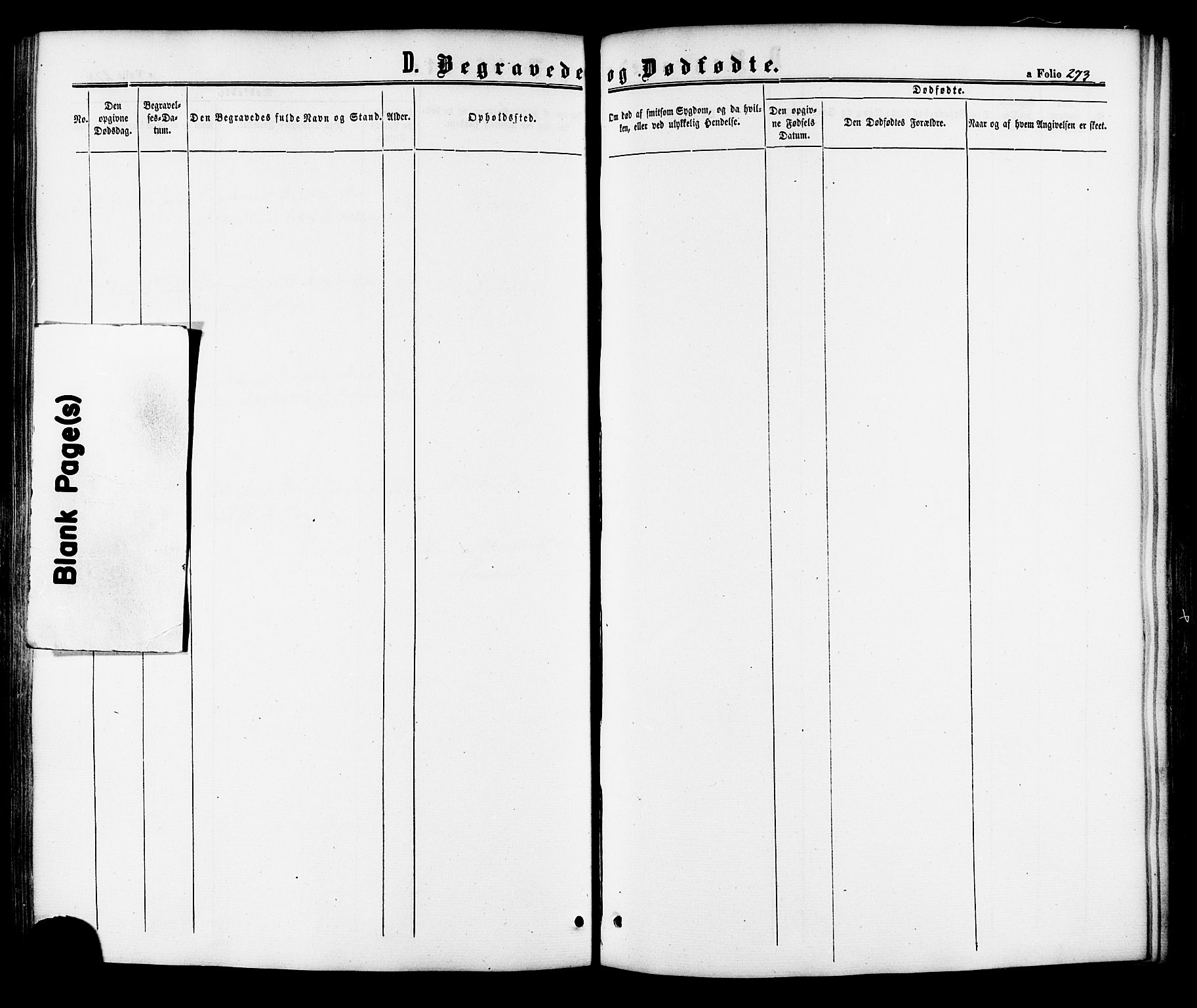 Ministerialprotokoller, klokkerbøker og fødselsregistre - Sør-Trøndelag, AV/SAT-A-1456/618/L0443: Parish register (official) no. 618A06 /2, 1863-1879, p. 273