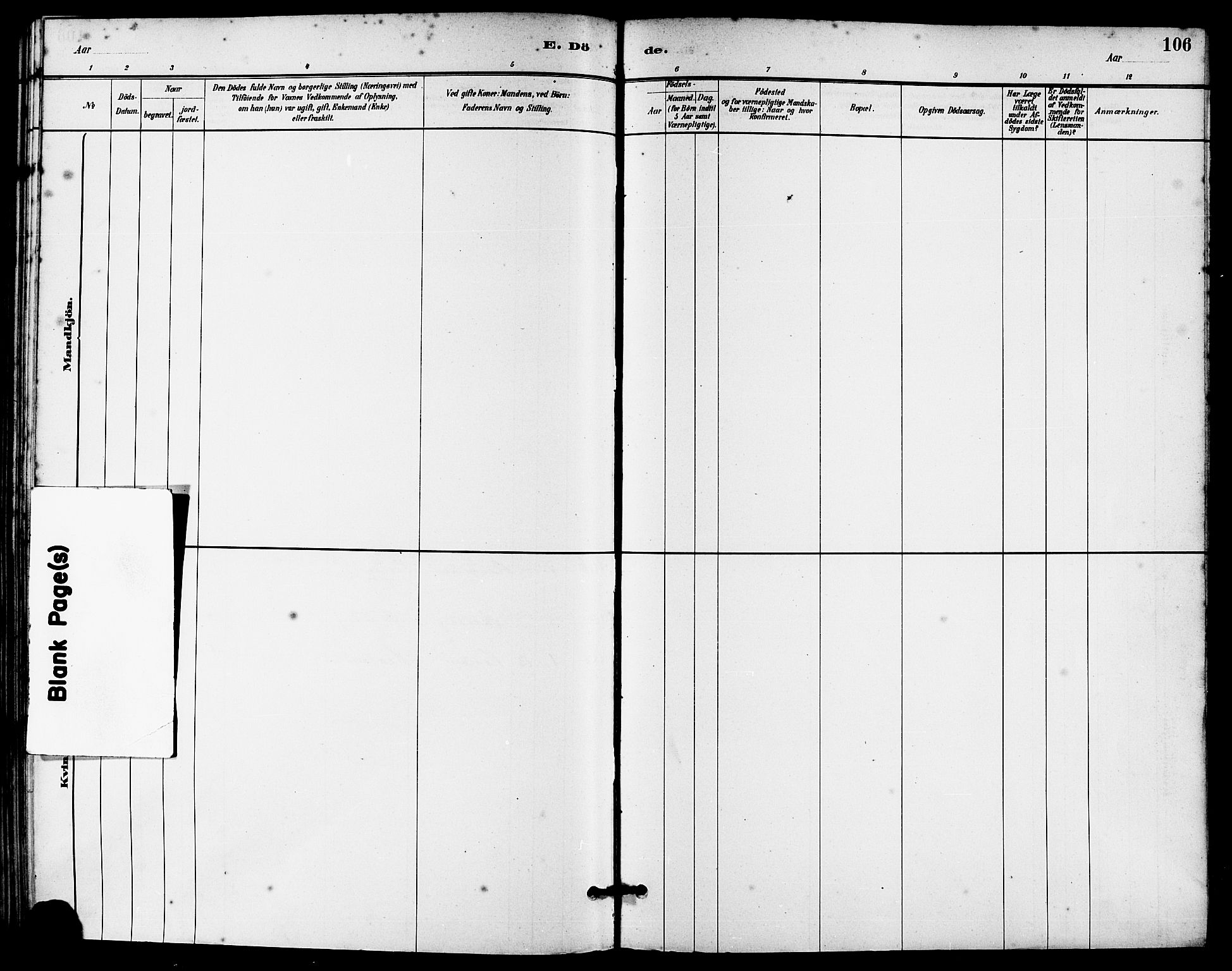 Håland sokneprestkontor, AV/SAST-A-101802/001/30BA/L0010: Parish register (official) no. A 9, 1883-1888, p. 106