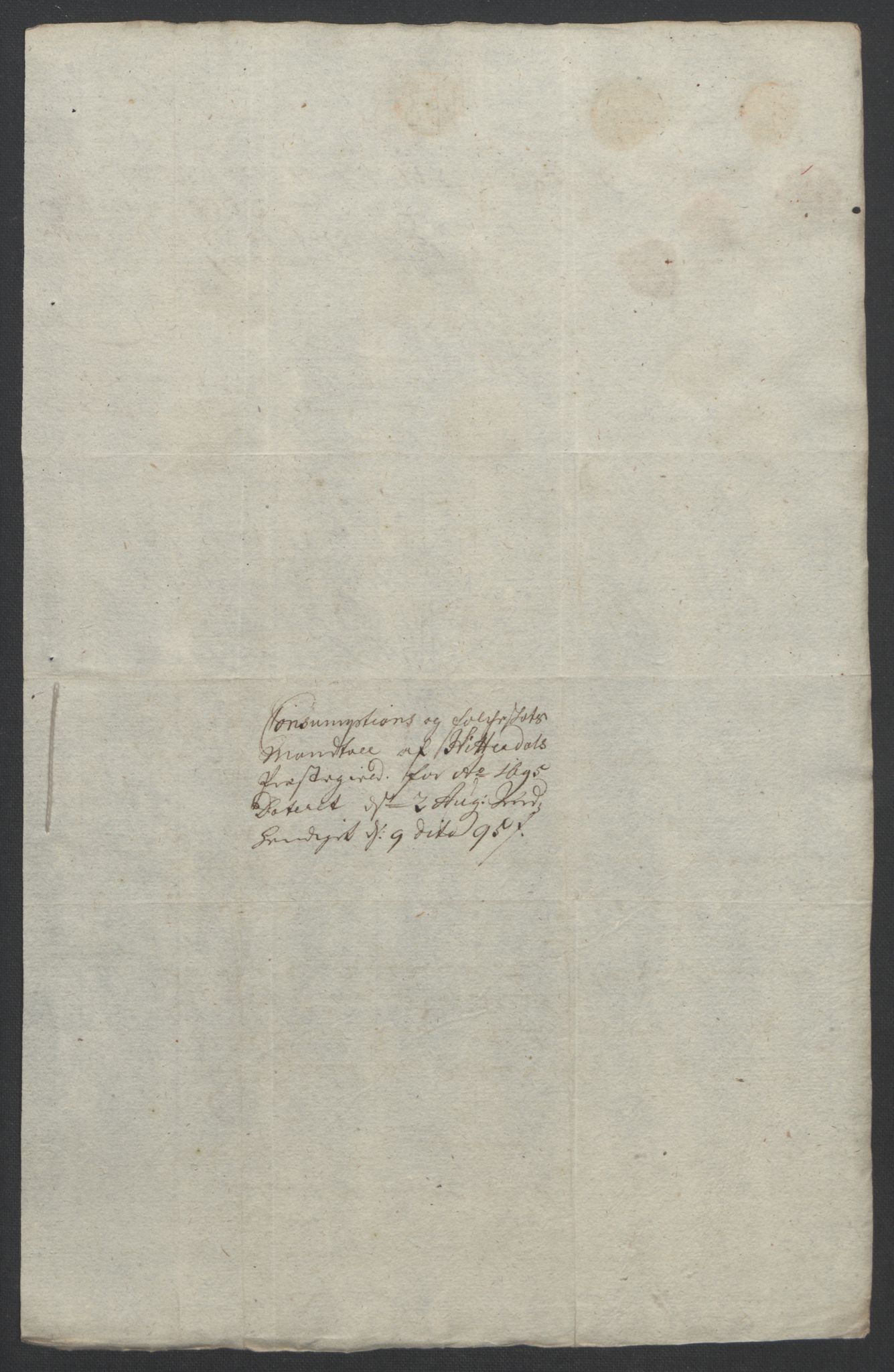 Rentekammeret inntil 1814, Reviderte regnskaper, Fogderegnskap, AV/RA-EA-4092/R36/L2093: Fogderegnskap Øvre og Nedre Telemark og Bamble, 1695, p. 326