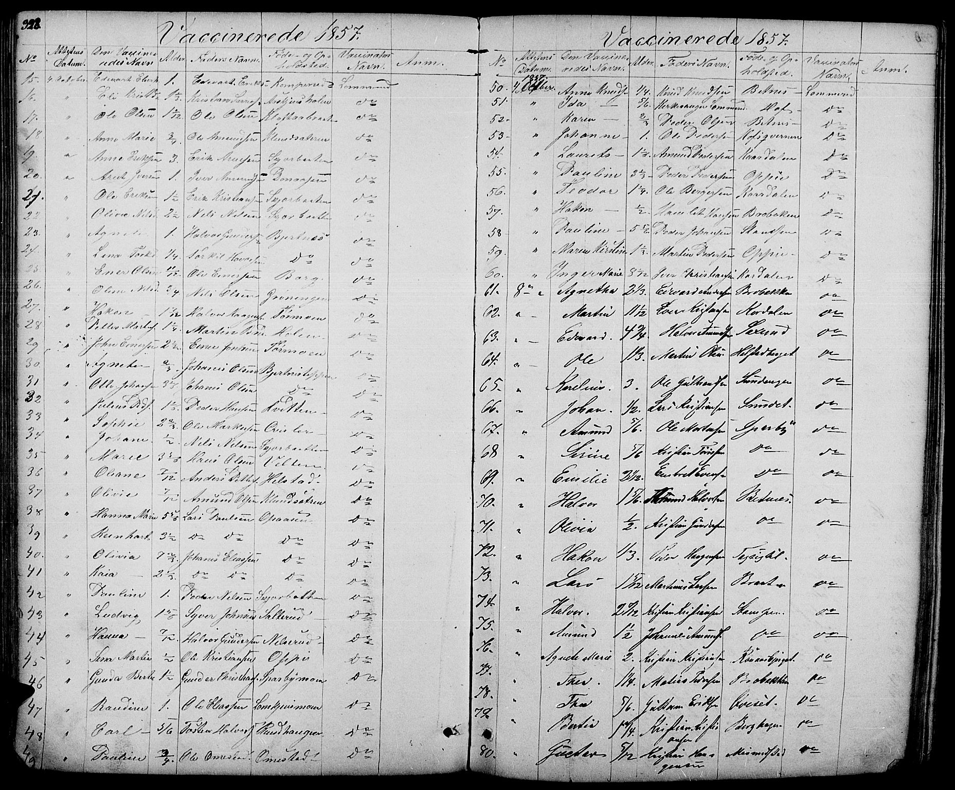 Hof prestekontor, SAH/PREST-038/H/Ha/Haa/L0007: Parish register (official) no. 7, 1841-1848, p. 328