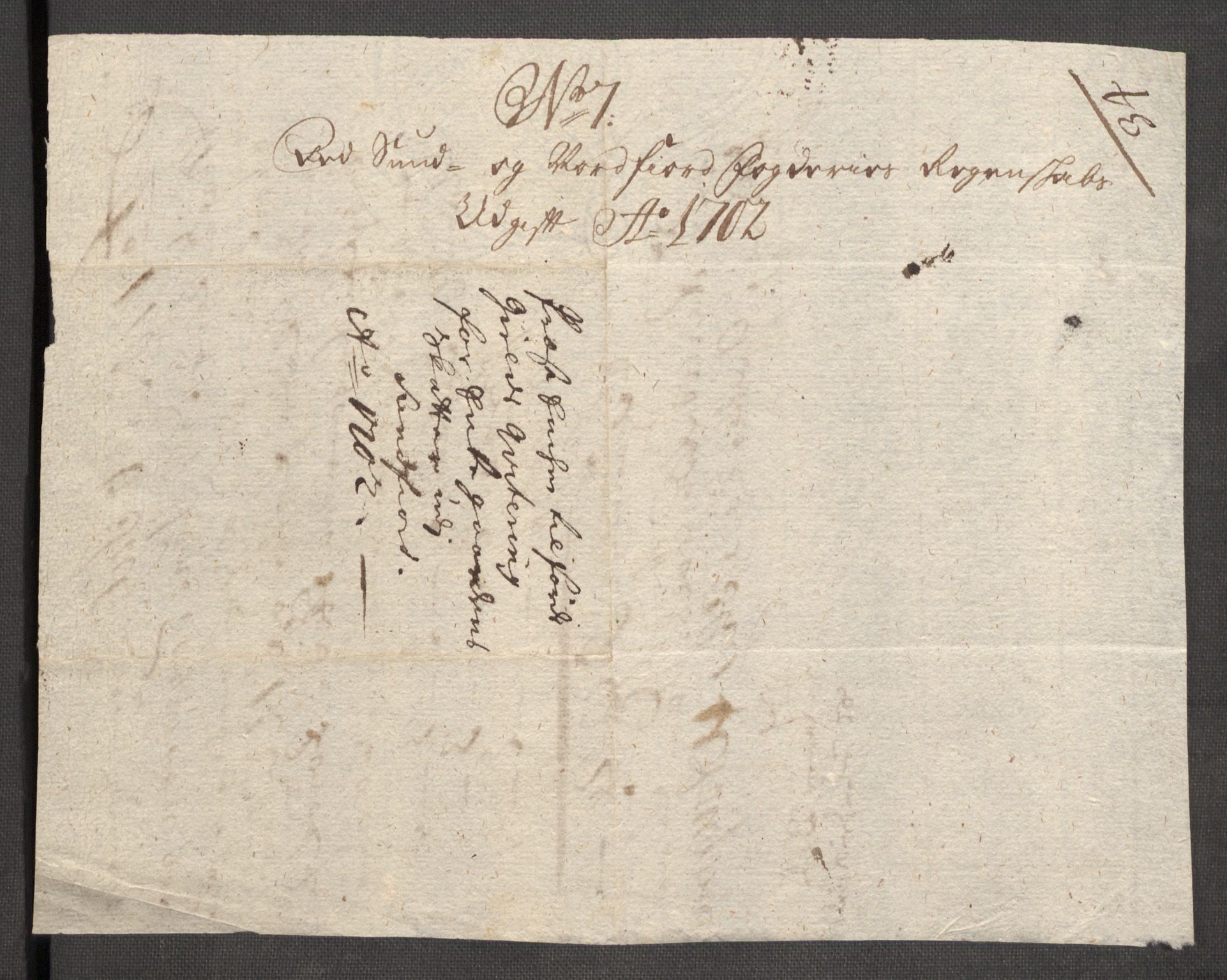 Rentekammeret inntil 1814, Reviderte regnskaper, Fogderegnskap, AV/RA-EA-4092/R53/L3426: Fogderegnskap Sunn- og Nordfjord, 1702, p. 214