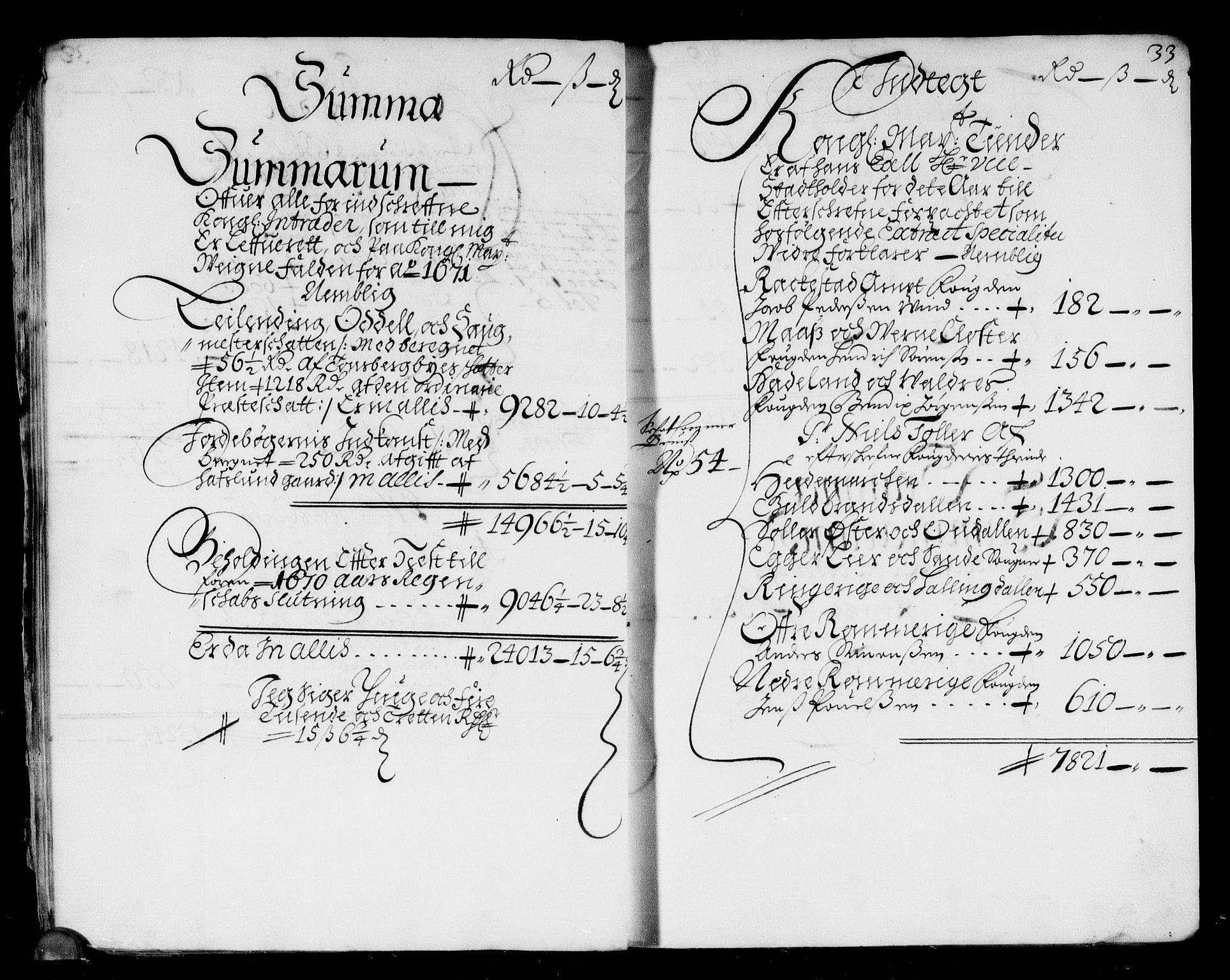 Rentekammeret inntil 1814, Reviderte regnskaper, Stiftamtstueregnskaper, Landkommissariatet på Akershus og Akershus stiftamt, AV/RA-EA-5869/R/Rb/L0075: Akershus stiftamt, 1671