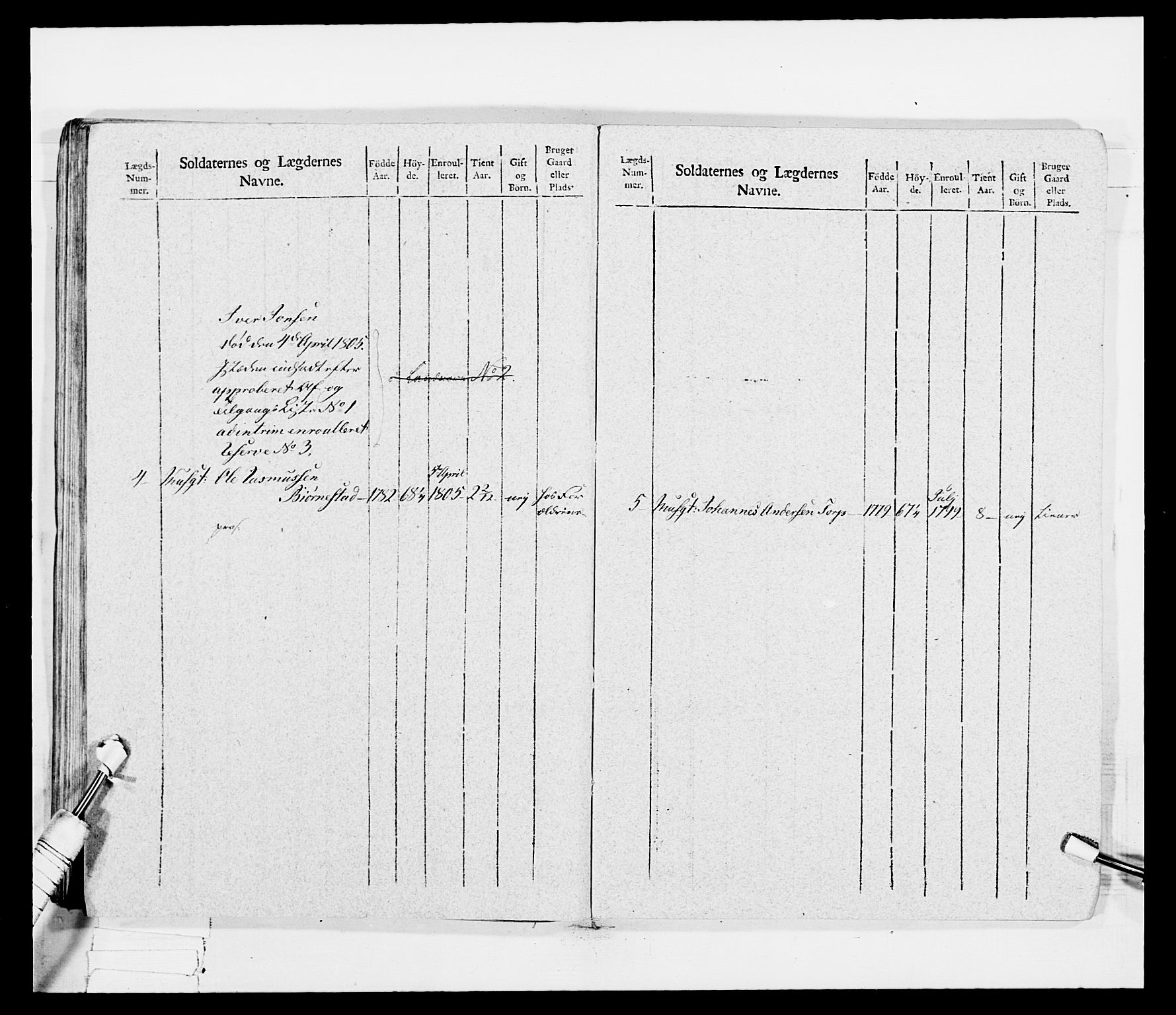 Generalitets- og kommissariatskollegiet, Det kongelige norske kommissariatskollegium, AV/RA-EA-5420/E/Eh/L0030a: Sønnafjelske gevorbne infanteriregiment, 1807, p. 97