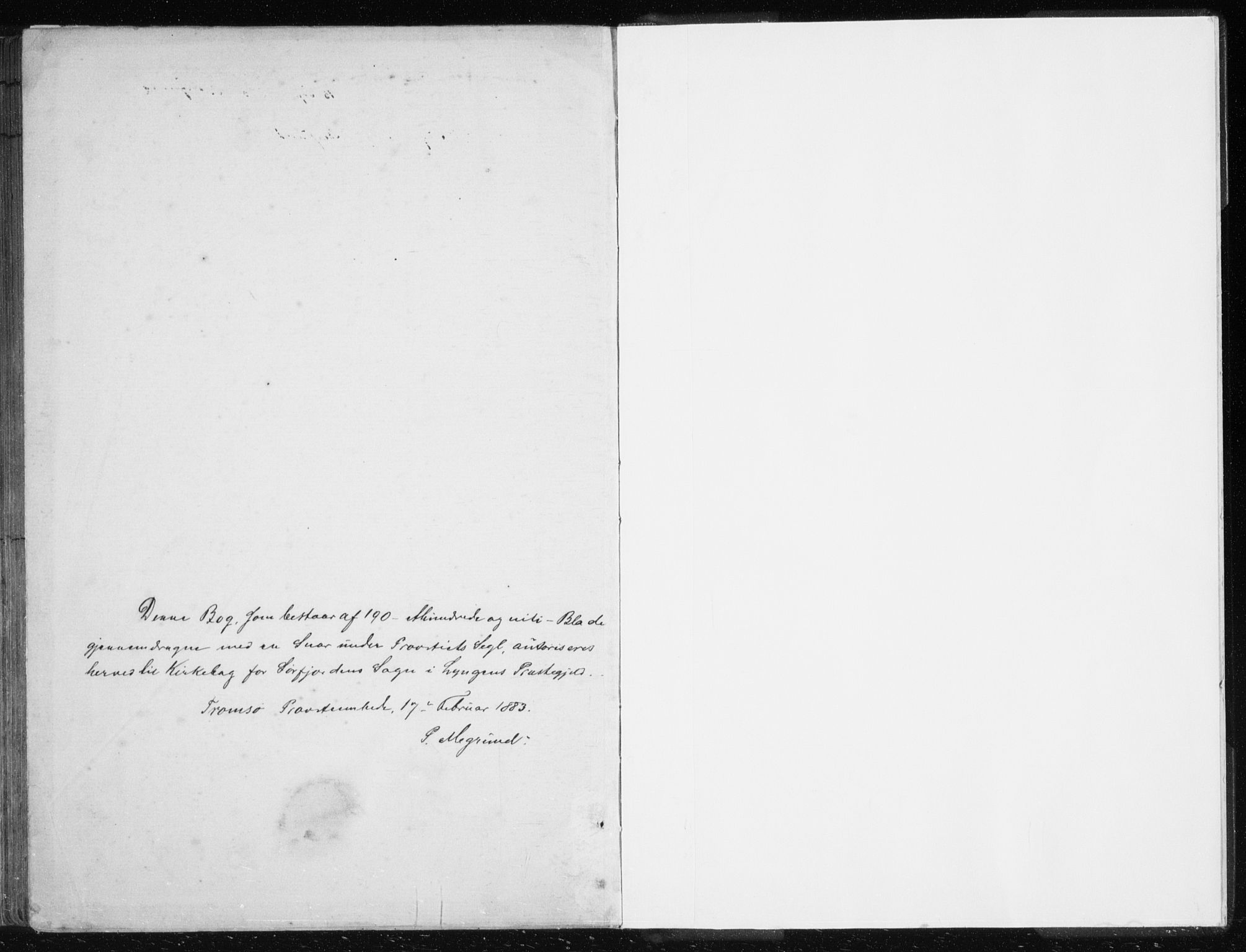 Lyngen sokneprestembete, SATØ/S-1289/H/He/Hea/L0010kirke: Parish register (official) no. 10, 1883-1904