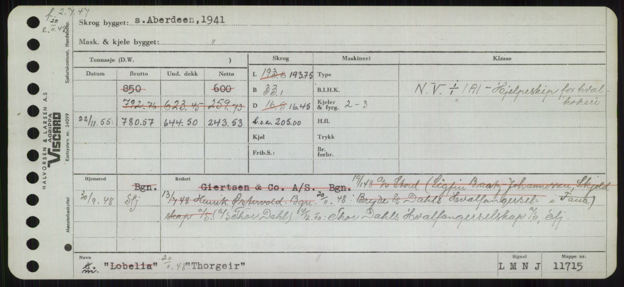 Sjøfartsdirektoratet med forløpere, Skipsmålingen, AV/RA-S-1627/H/Hb/L0005: Fartøy, T-Å, p. 119