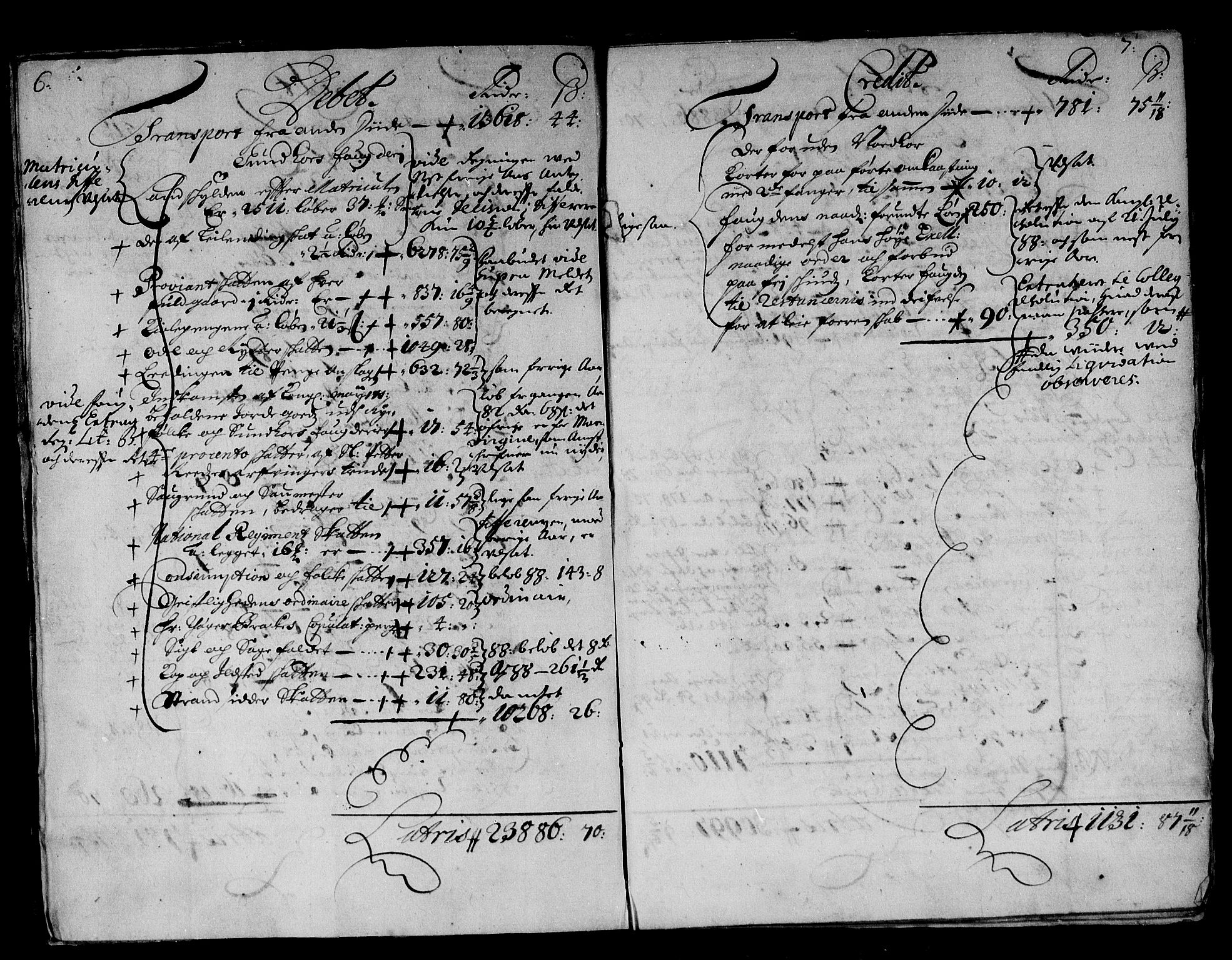 Rentekammeret inntil 1814, Reviderte regnskaper, Stiftamtstueregnskaper, Bergen stiftamt, AV/RA-EA-6043/R/Rc/L0089: Bergen stiftamt, 1688-1689