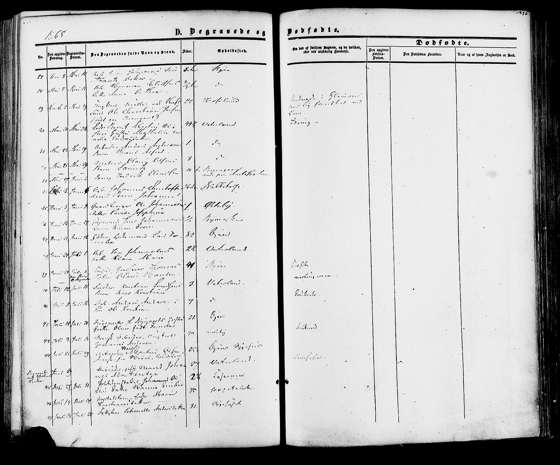 Fredrikstad prestekontor Kirkebøker, SAO/A-11082/F/Fa/L0006: Parish register (official) no. 6, 1857-1878, p. 336