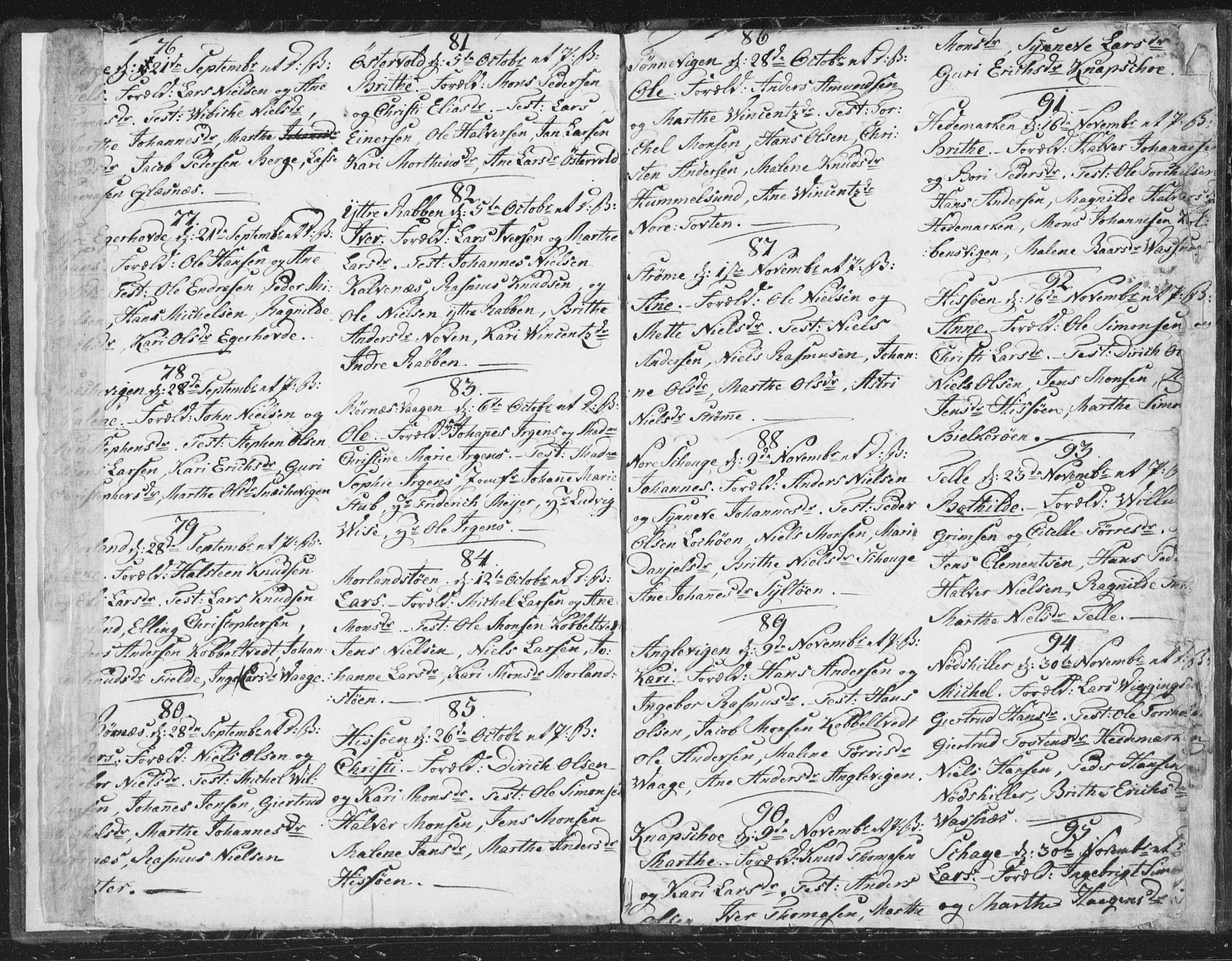 Sund sokneprestembete, AV/SAB-A-99930: Parish register (official) no. A 9, 1799-1803