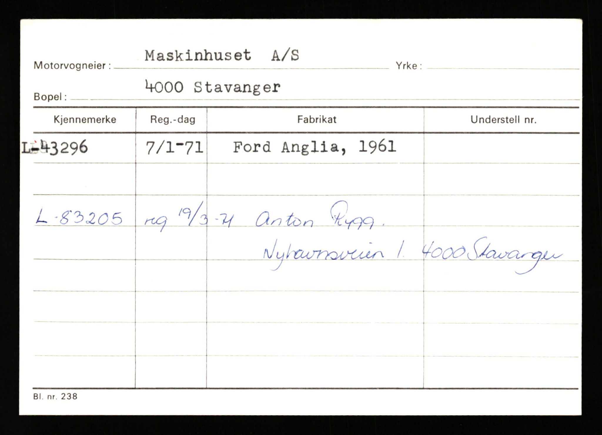 Stavanger trafikkstasjon, AV/SAST-A-101942/0/G/L0006: Registreringsnummer: 34250 - 49007, 1930-1971, p. 2359