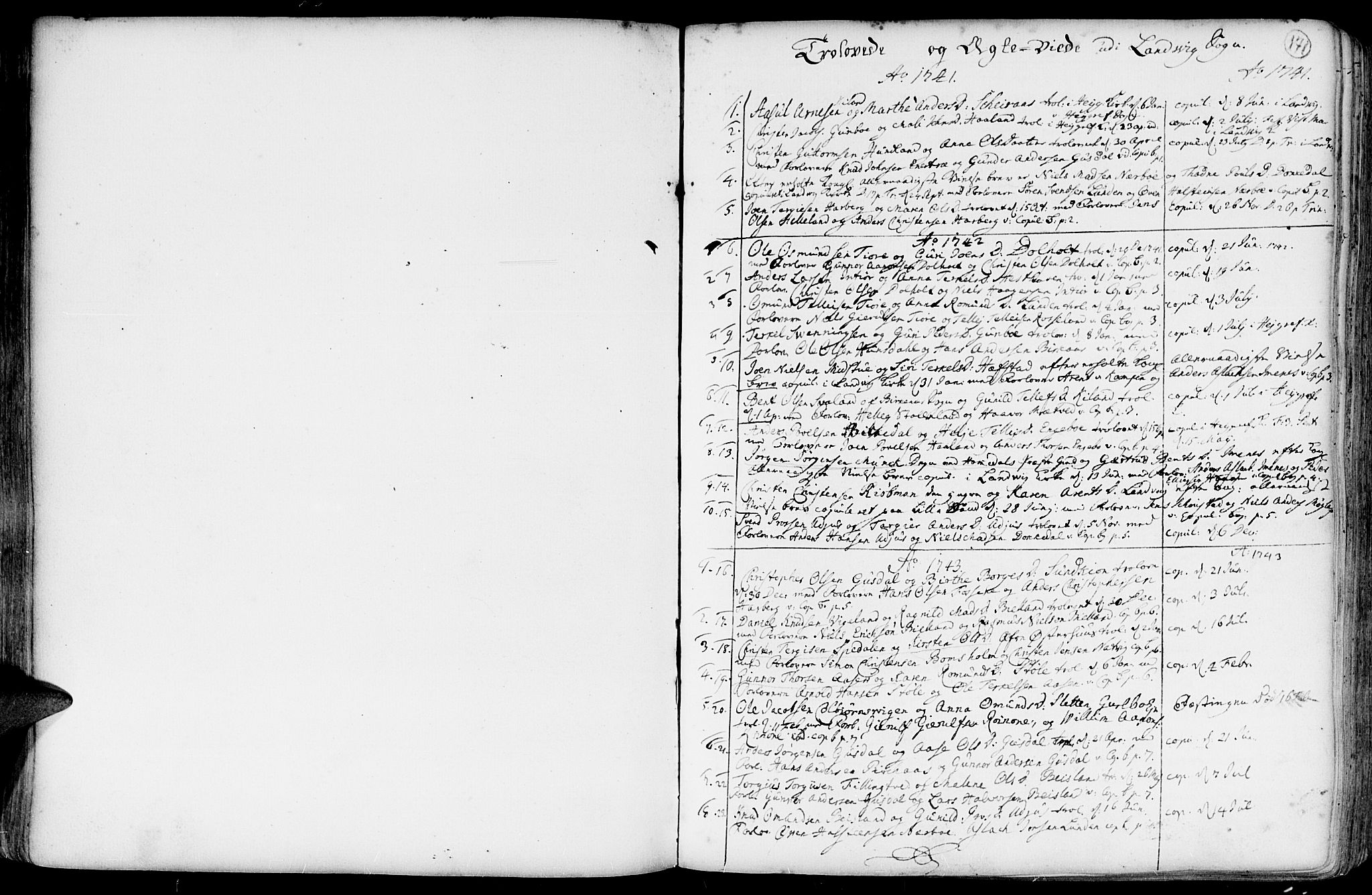 Hommedal sokneprestkontor, SAK/1111-0023/F/Fa/Fab/L0002: Parish register (official) no. A 2 /1, 1741-1848, p. 171