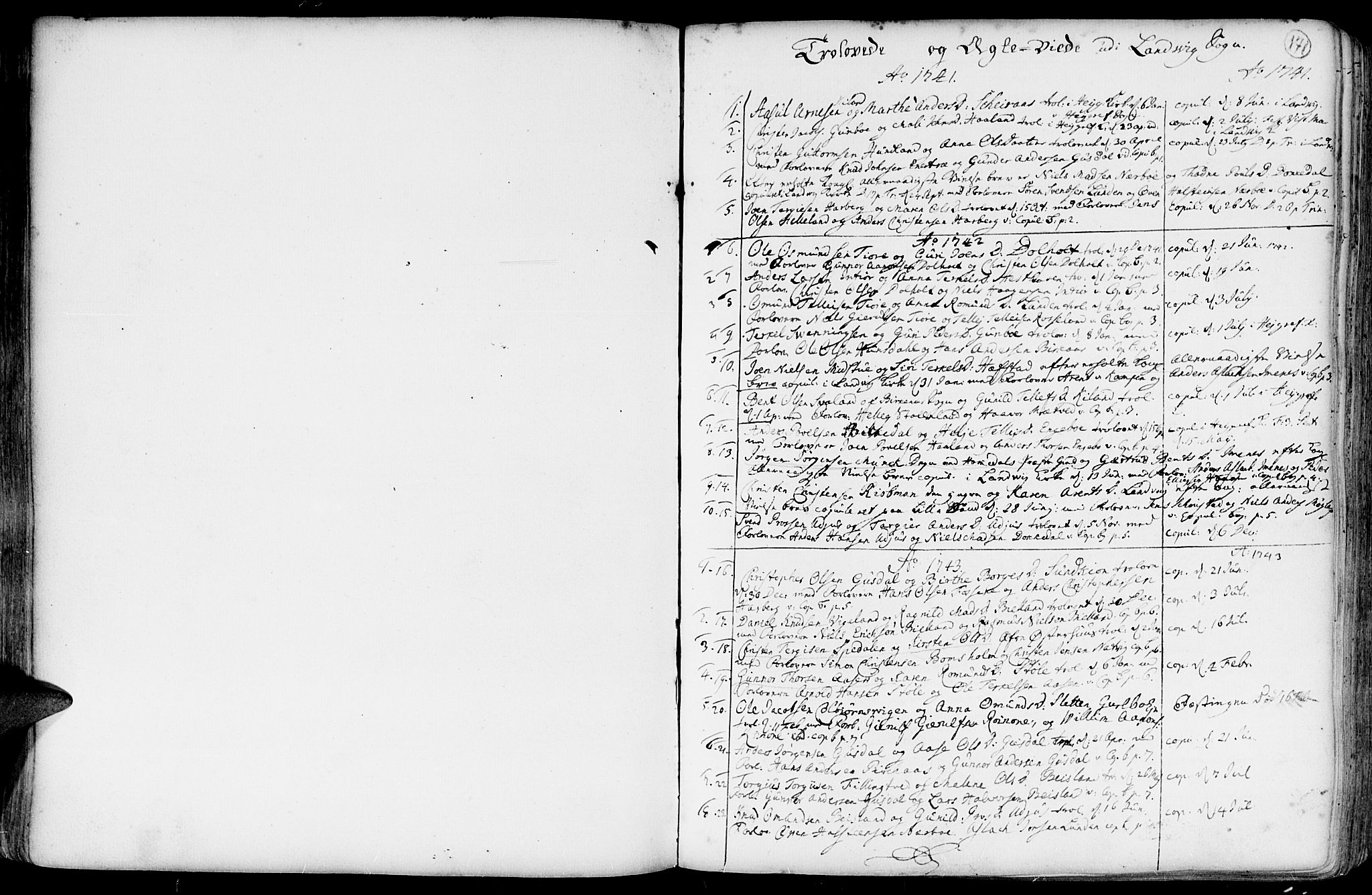 Hommedal sokneprestkontor, AV/SAK-1111-0023/F/Fa/Fab/L0002: Parish register (official) no. A 2 /1, 1741-1848, p. 171