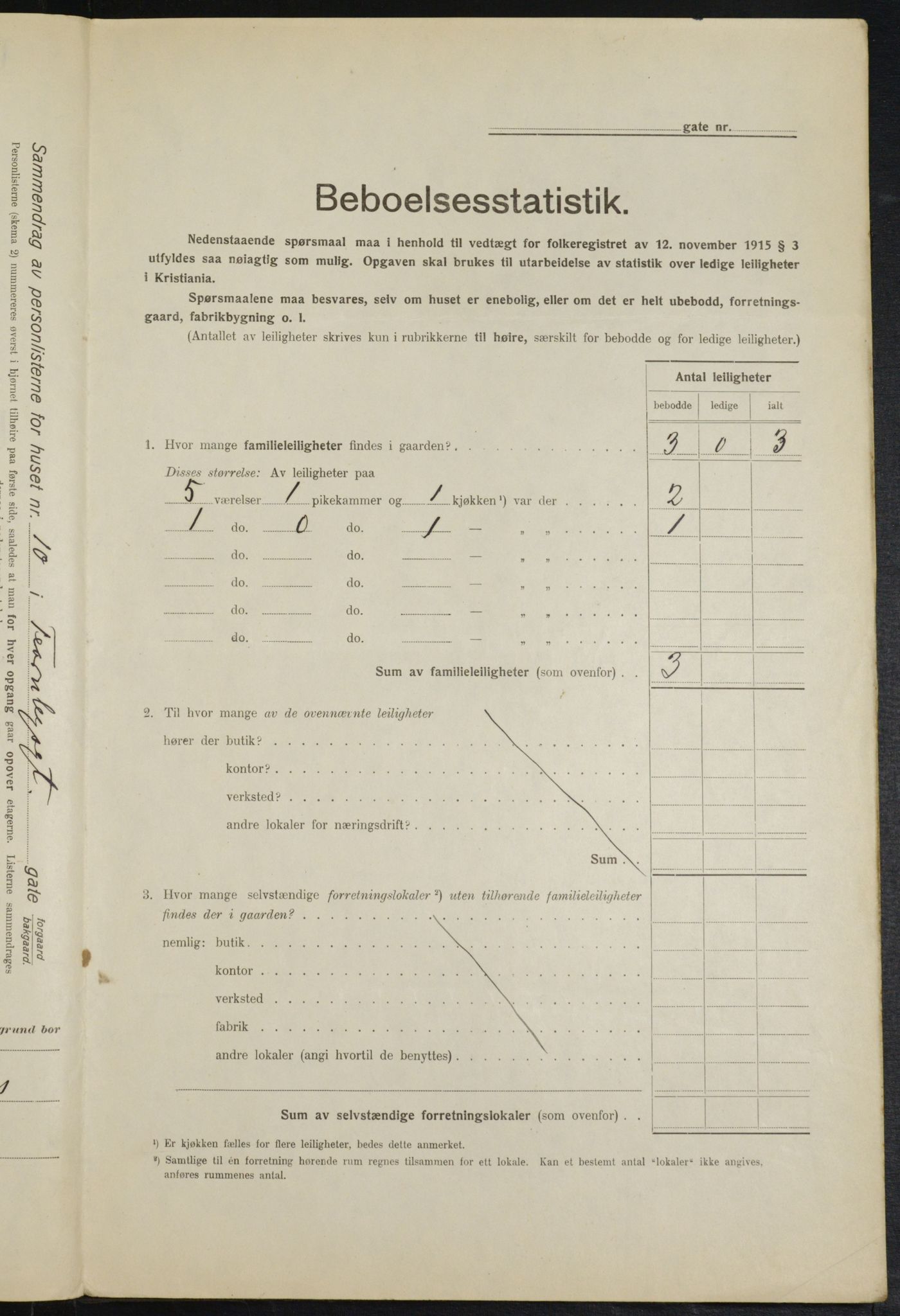 OBA, Municipal Census 1916 for Kristiania, 1916, p. 24348