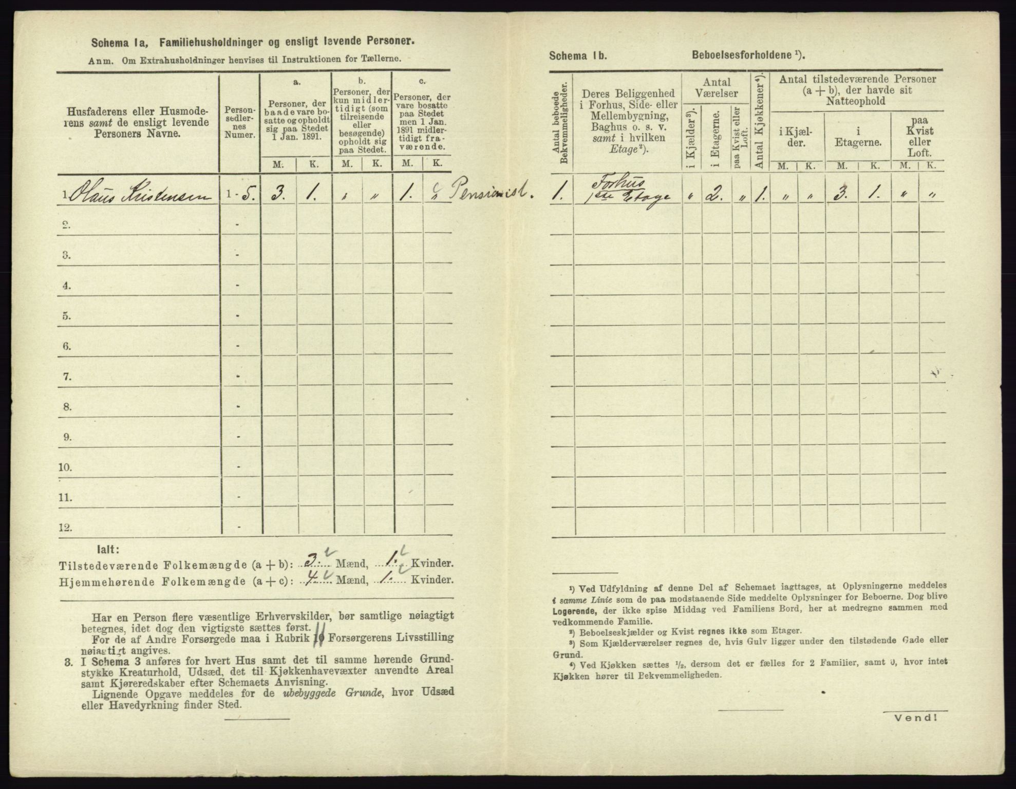 RA, 1891 census for 0703 Horten, 1891, p. 1036