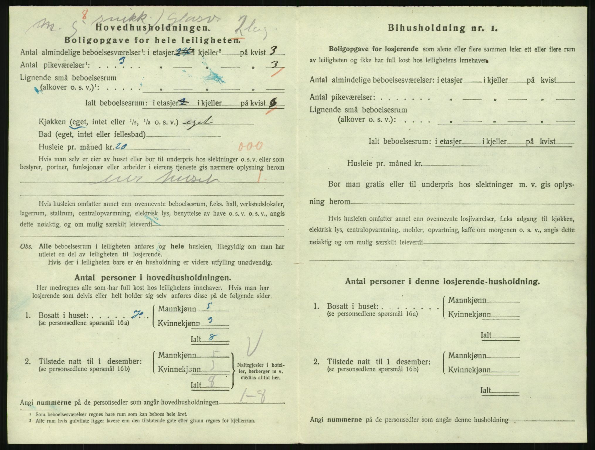 SAKO, 1920 census for Larvik, 1920, p. 8129