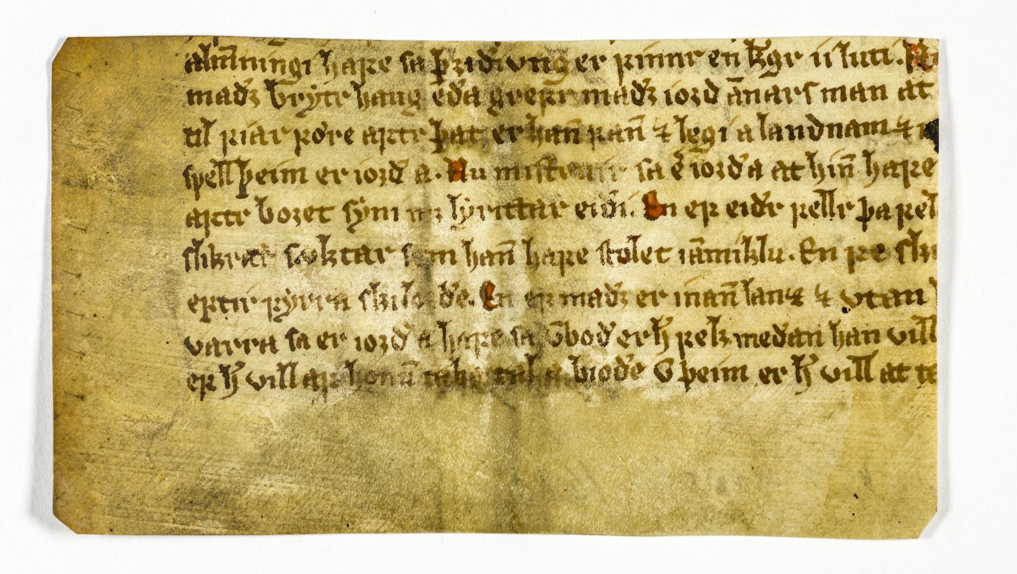 Riksarkivets diplomsamling, AV/RA-EA-5965/F26/L0004: Norrøne membranfragmenter bestand 31-50, 1100-1536, p. 148