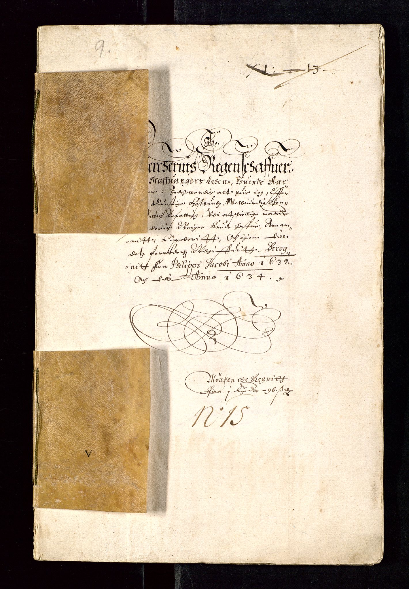 Stavanger len, AV/SAST-A-101870/Ob/L0019: Kirkeregnskaper, 1632-1641, p. 2