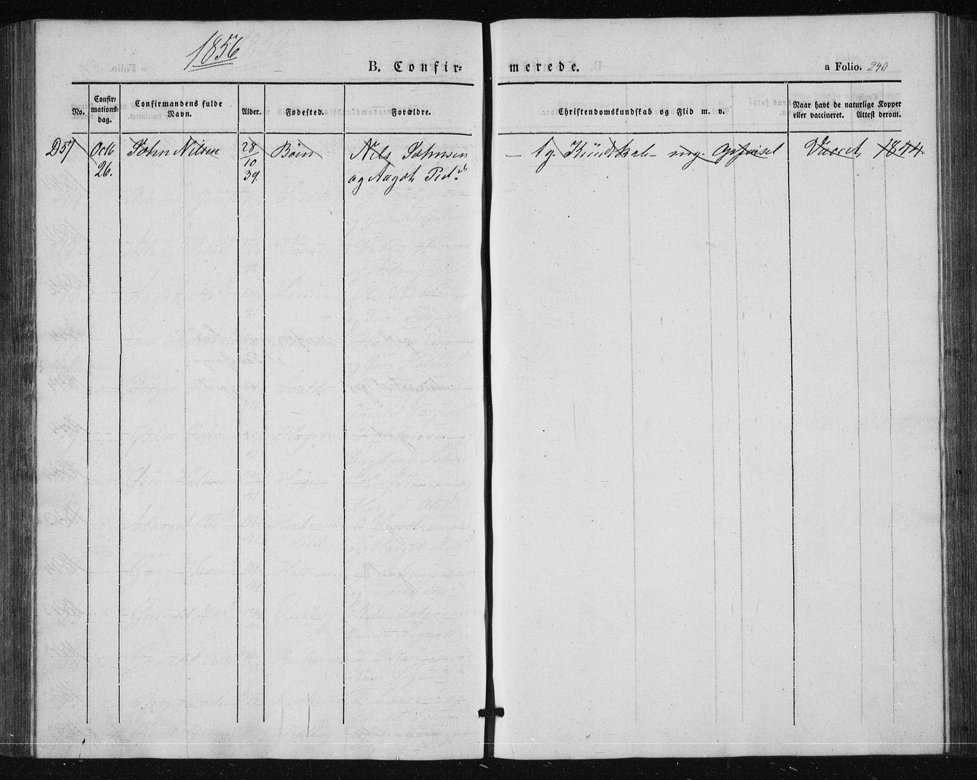 Tinn kirkebøker, SAKO/A-308/F/Fa/L0005: Parish register (official) no. I 5, 1844-1856, p. 240