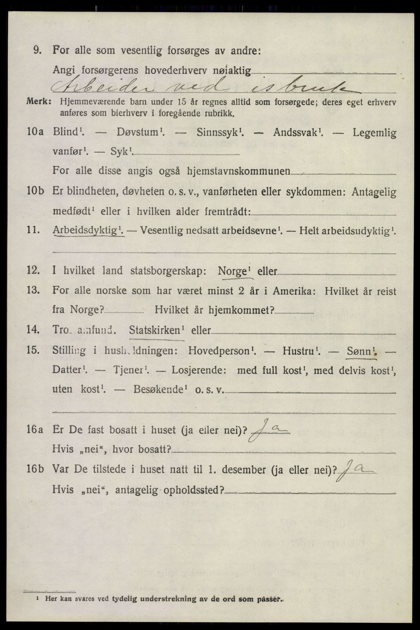 SAKO, 1920 census for Skåtøy, 1920, p. 5475