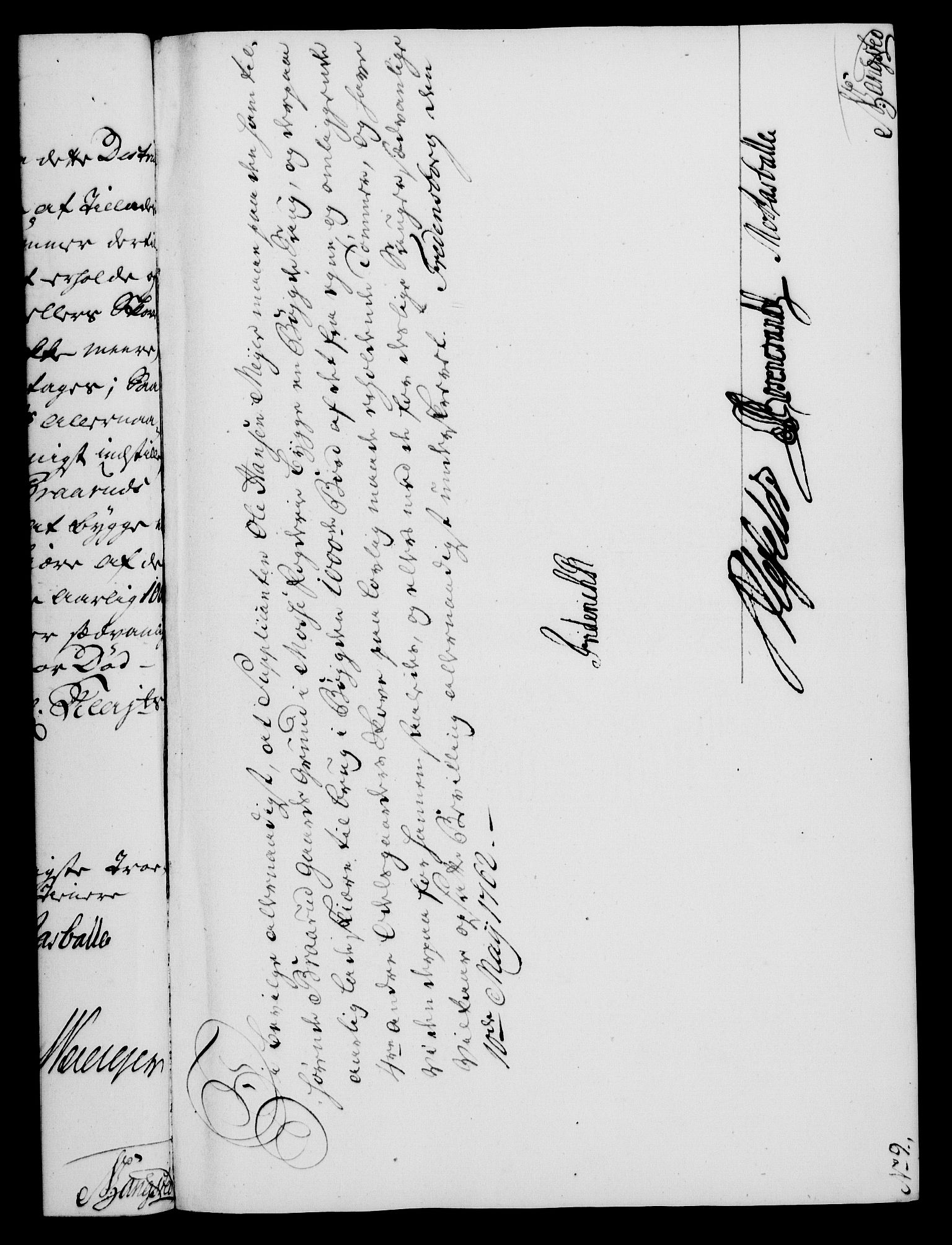 Rentekammeret, Kammerkanselliet, RA/EA-3111/G/Gf/Gfa/L0044: Norsk relasjons- og resolusjonsprotokoll (merket RK 52.44), 1762, p. 225