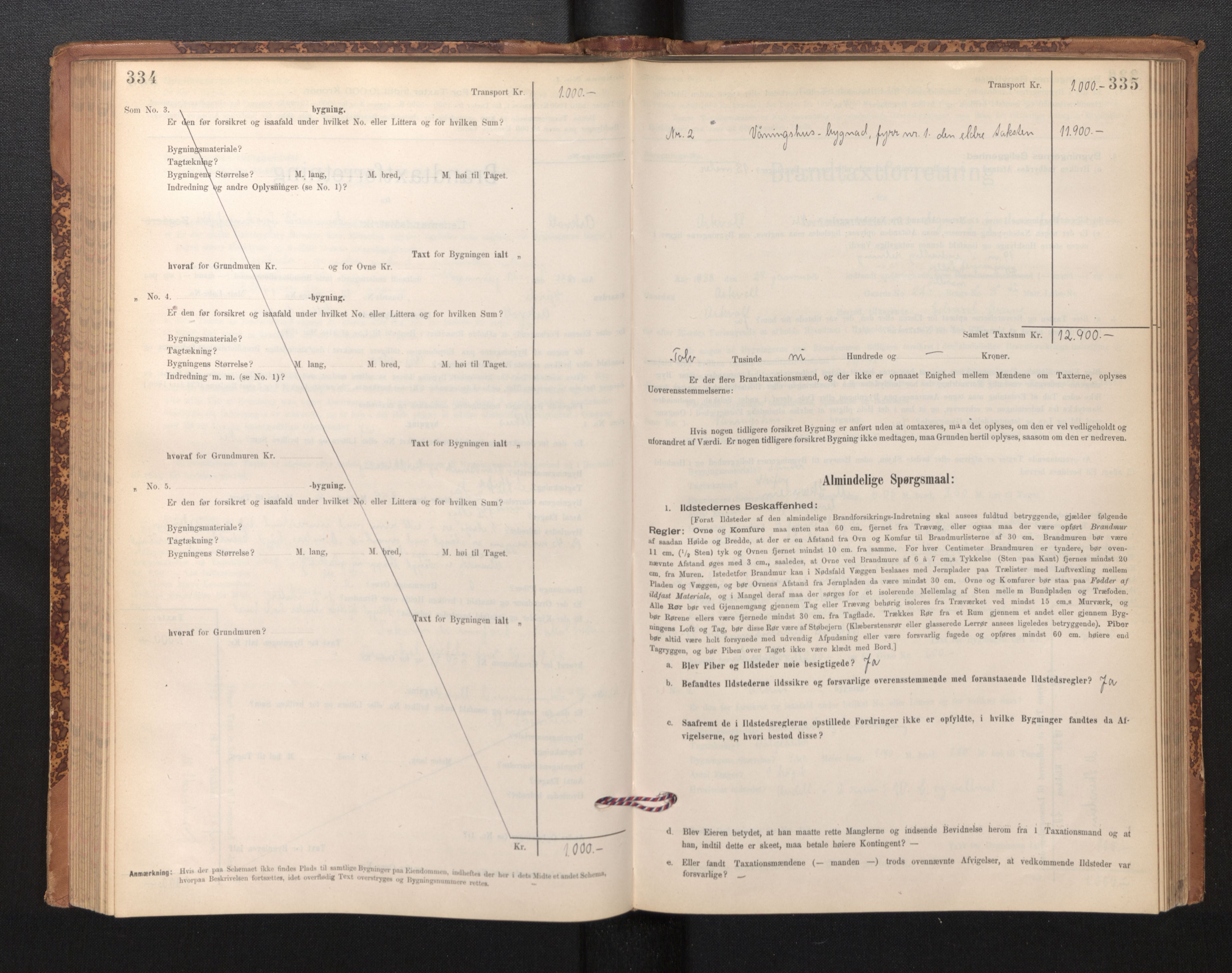 Lensmannen i Askvoll, AV/SAB-A-26301/0012/L0004: Branntakstprotokoll, skjematakst og liste over branntakstmenn, 1895-1932, p. 334-335