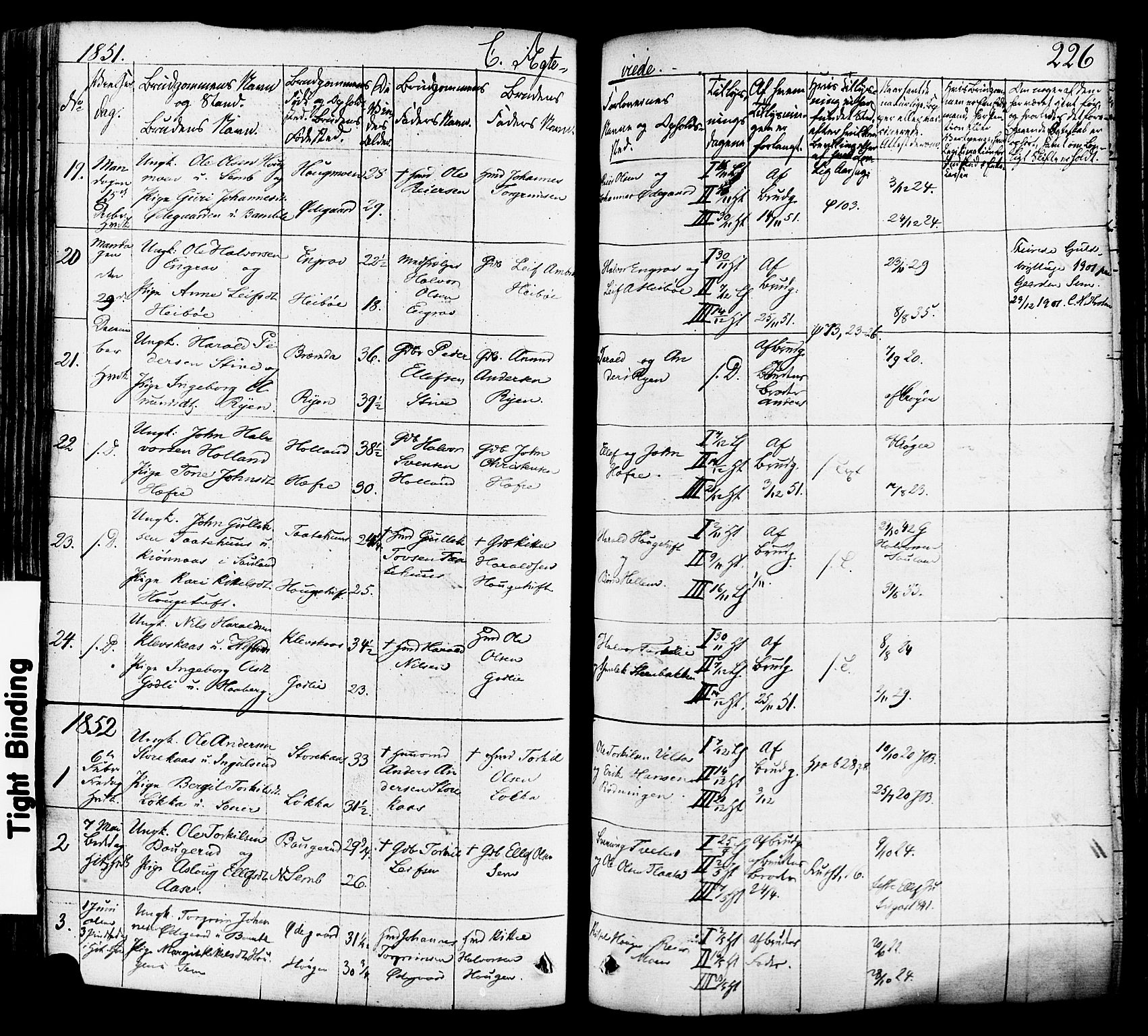 Heddal kirkebøker, AV/SAKO-A-268/F/Fa/L0006: Parish register (official) no. I 6, 1837-1854, p. 226