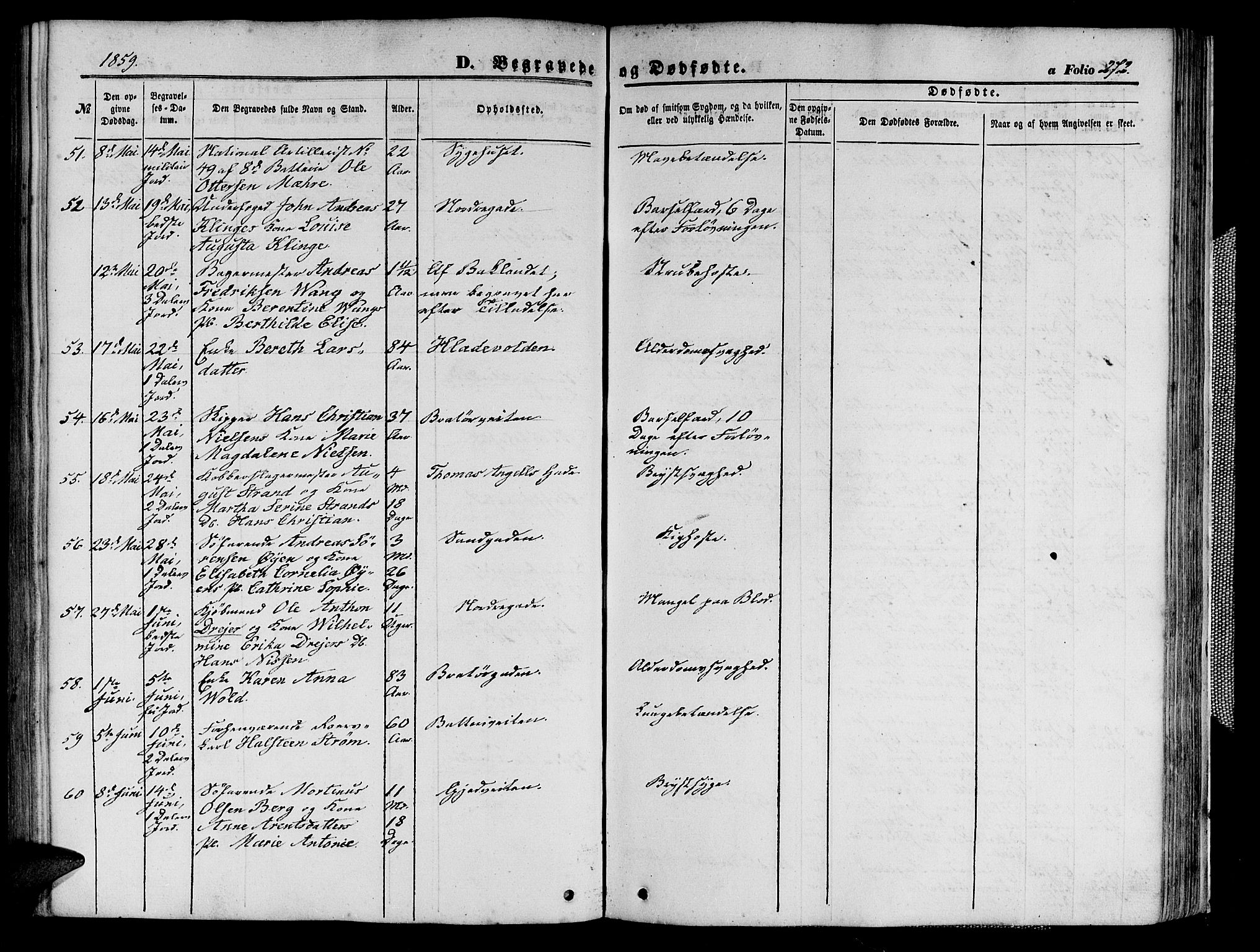 Ministerialprotokoller, klokkerbøker og fødselsregistre - Sør-Trøndelag, AV/SAT-A-1456/602/L0139: Parish register (copy) no. 602C07, 1859-1864, p. 272