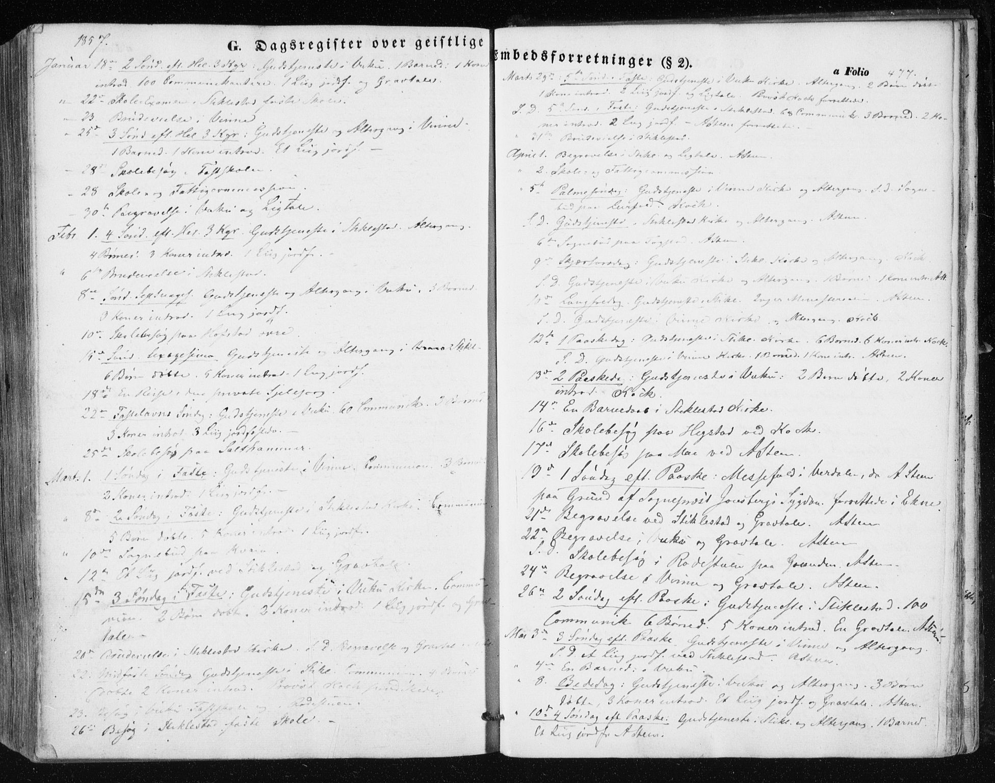 Ministerialprotokoller, klokkerbøker og fødselsregistre - Nord-Trøndelag, SAT/A-1458/723/L0240: Parish register (official) no. 723A09, 1852-1860, p. 477