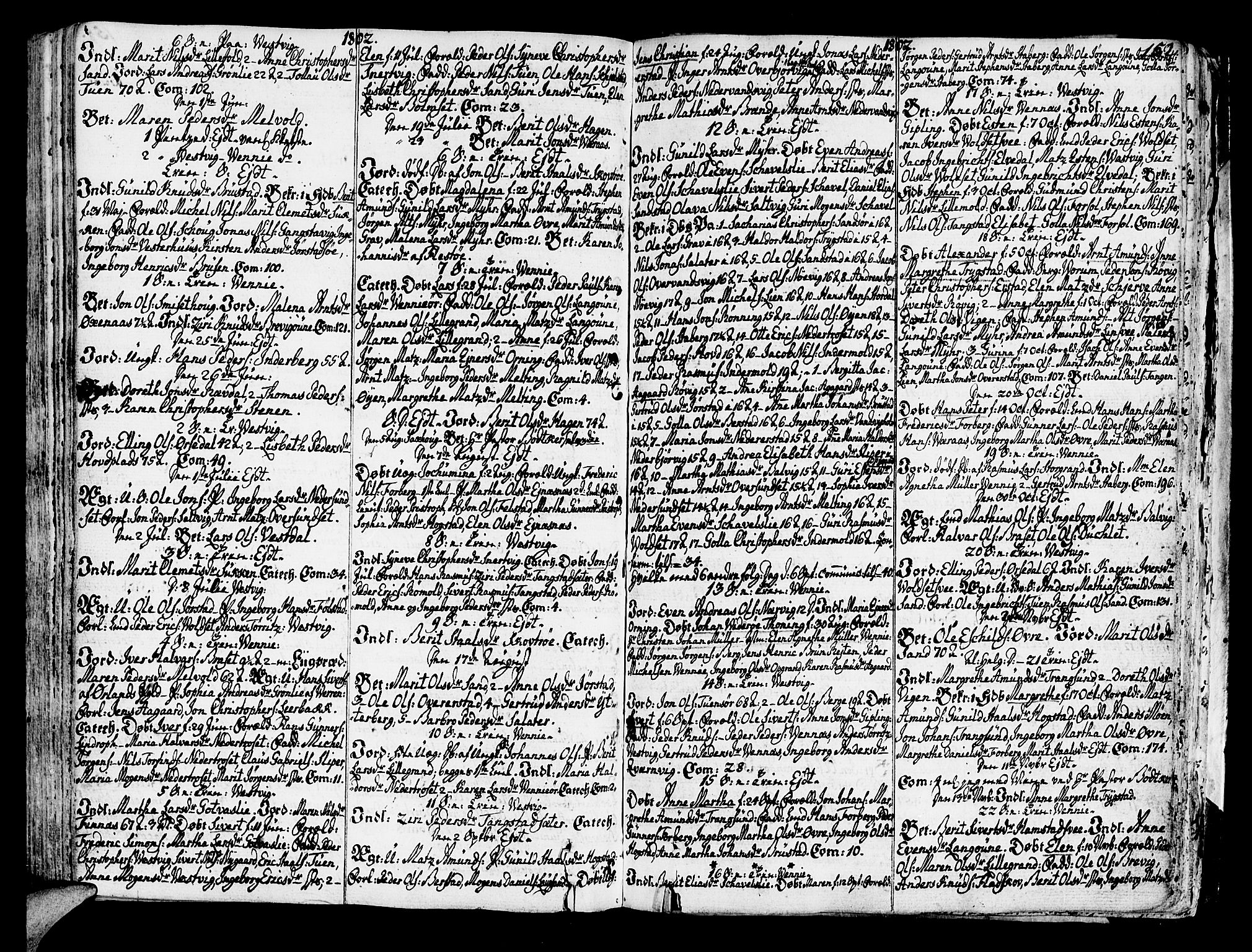 Ministerialprotokoller, klokkerbøker og fødselsregistre - Nord-Trøndelag, SAT/A-1458/722/L0216: Parish register (official) no. 722A03, 1756-1816, p. 152