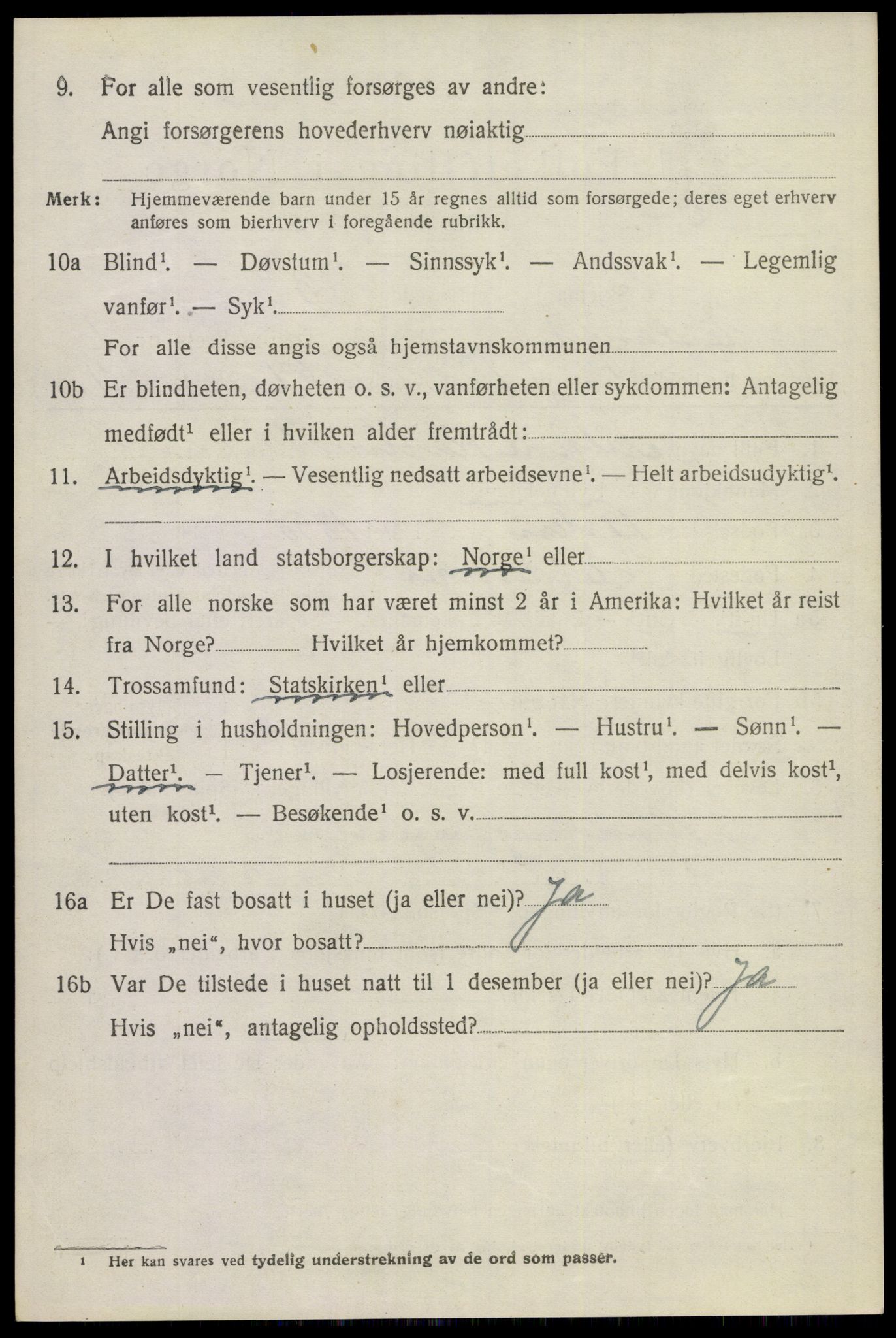 SAKO, 1920 census for Eidanger, 1920, p. 2021